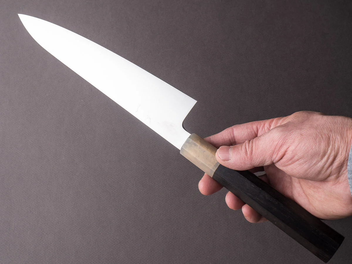 Hitohira - AH - Swedish Stainless - 210mm - Gyuto - Ebony Handle - Image 6