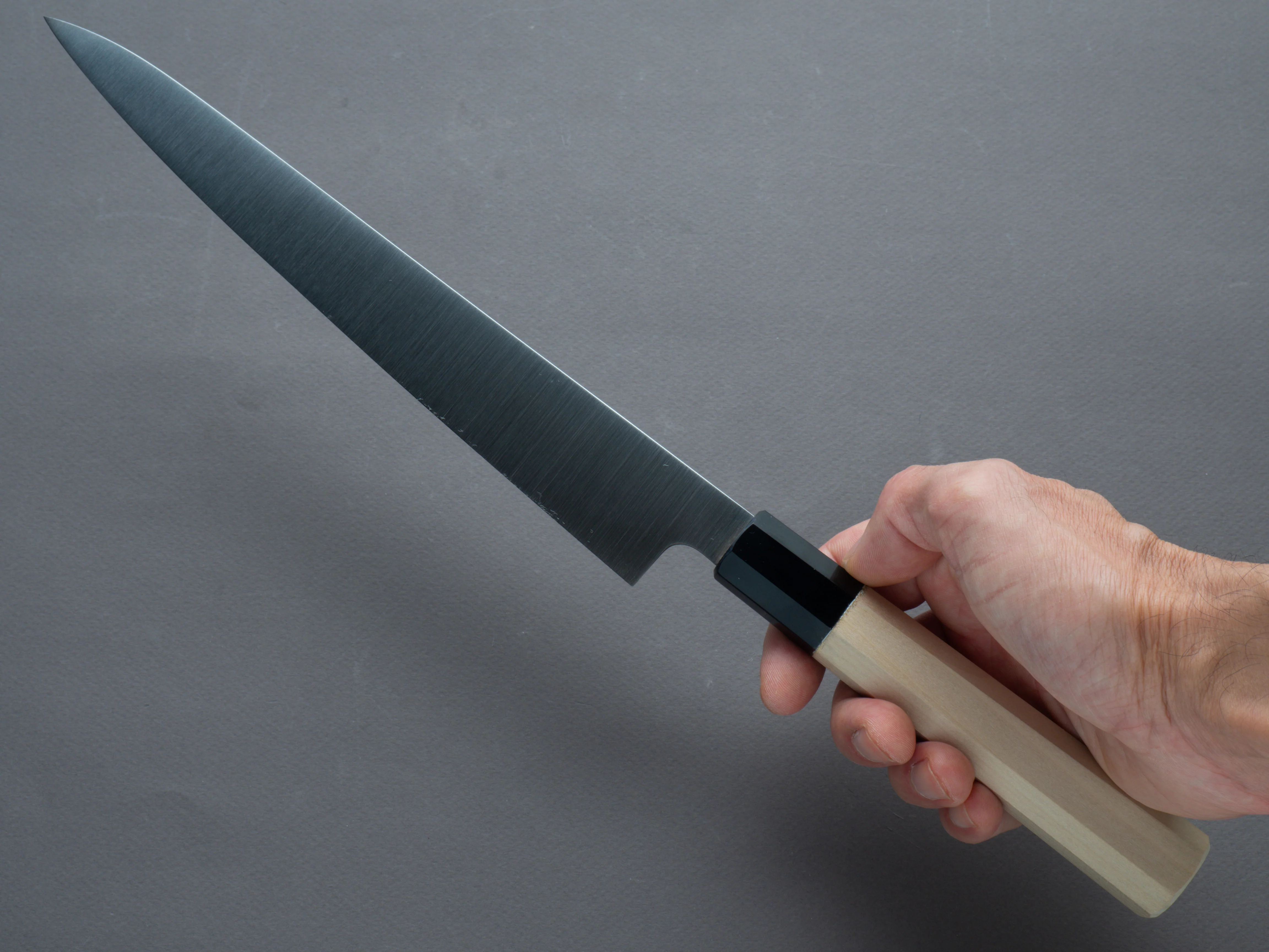 Hitohira - AH - Swedish Stainless - Sujihiki - 240mm - Magnolia Handle - Image 6