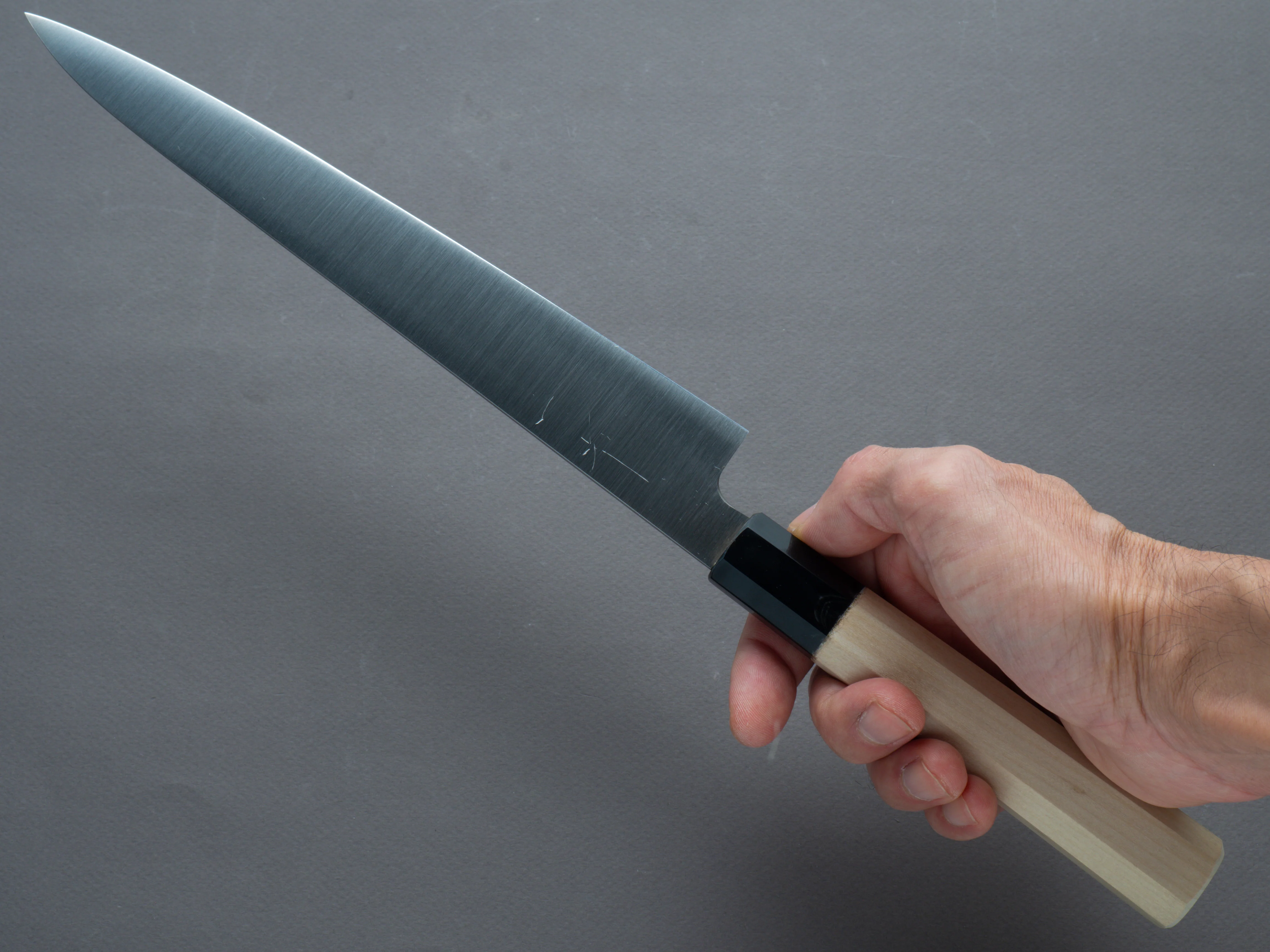 Hitohira - AH - Swedish Stainless - Sujihiki - 240mm - Magnolia Handle - Image 7