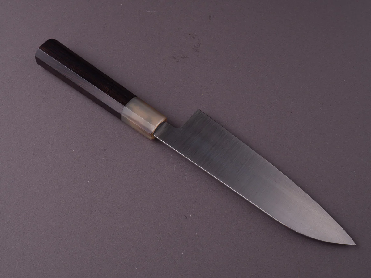 Hitohira - AH - Hagane - 165mm - Santoku - Ebony Handle - Image 2