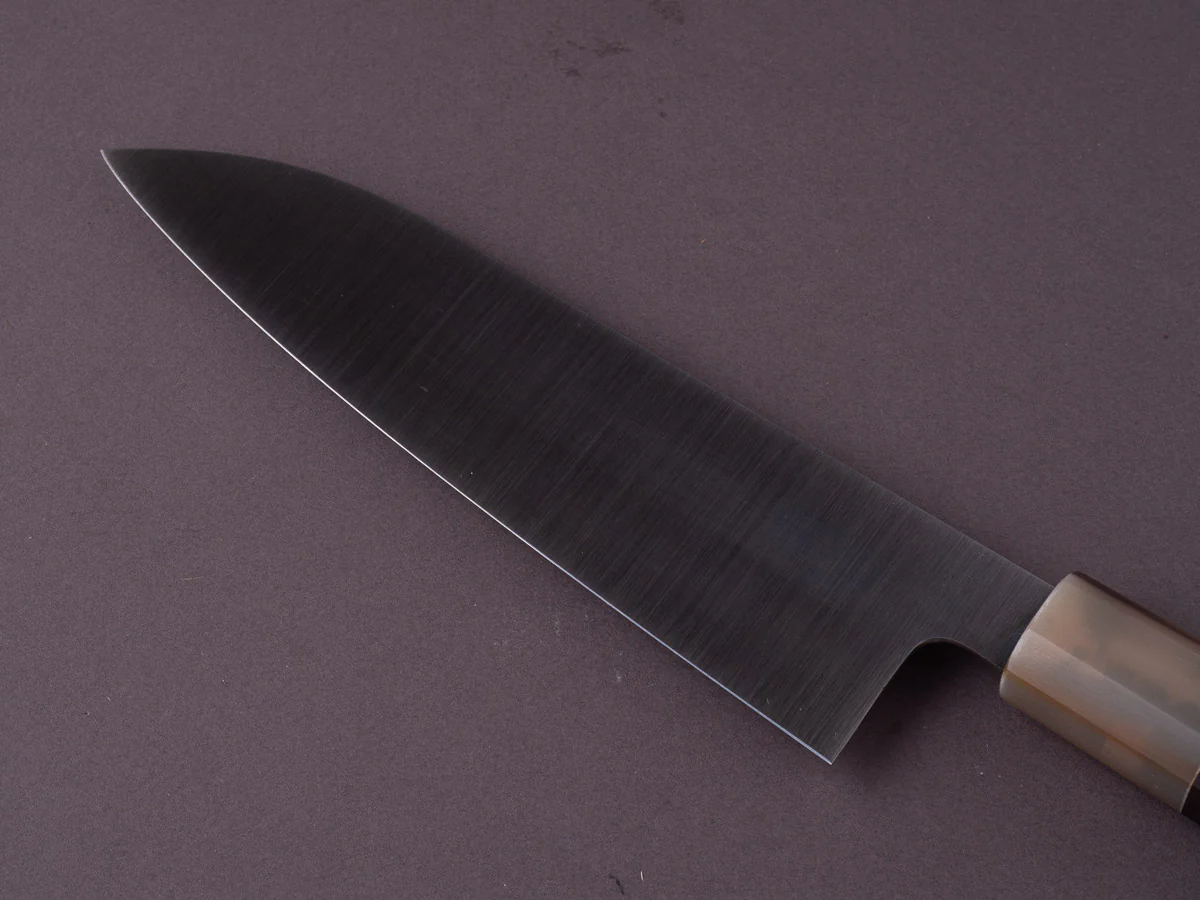 Hitohira - AH - Hagane - 165mm - Santoku - Ebony Handle - Image 5