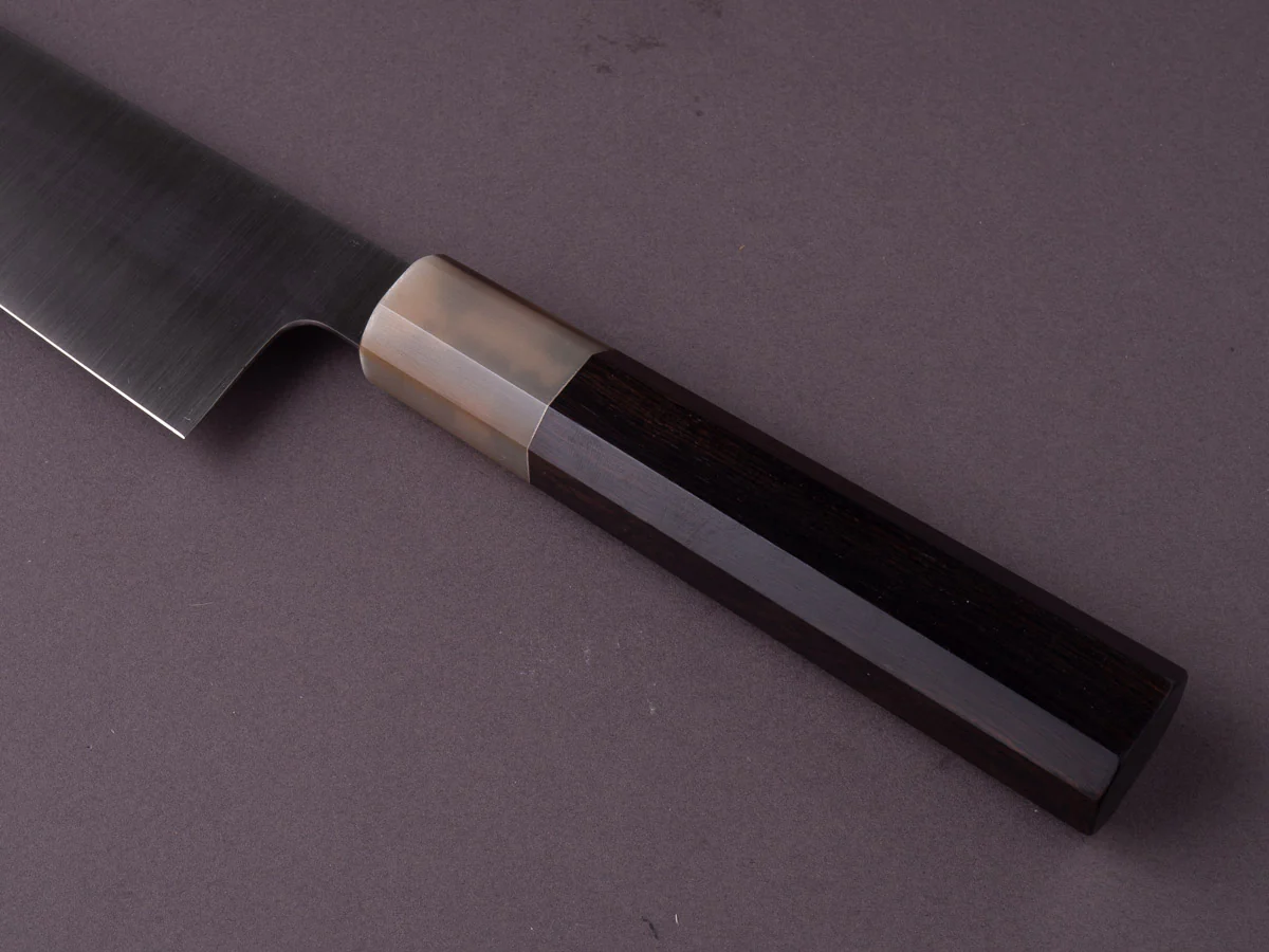 Hitohira - AH - Hagane - 165mm - Santoku - Ebony Handle - Image 6