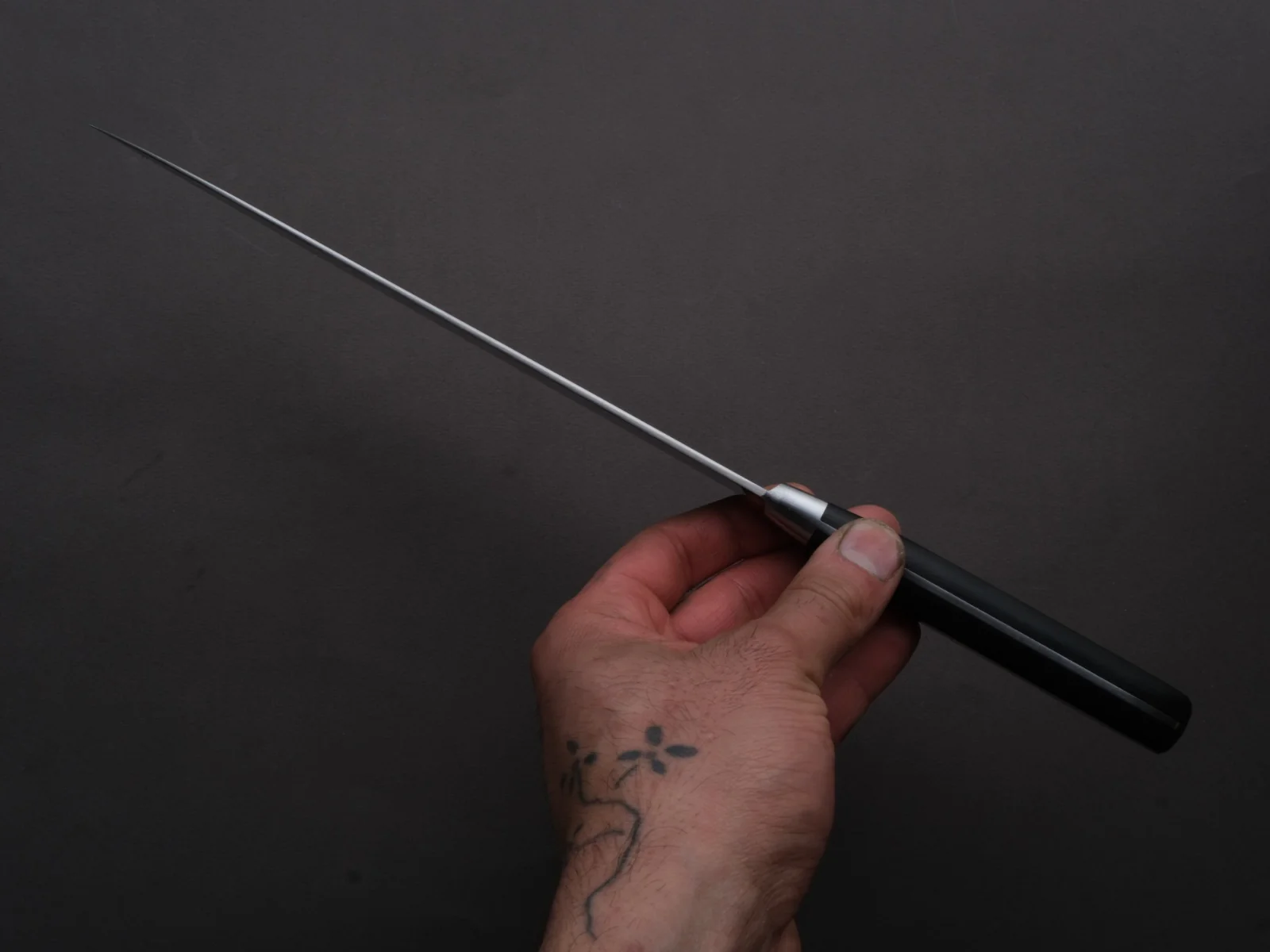 Hitohira - AH - Hagane - Gyuto - 210mm - Pakka Handle - Image 5