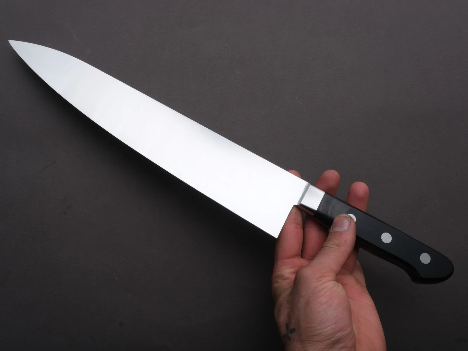 Hitohira - AH - Hagane - Gyuto - 270mm - Pakka Handle - Image 4
