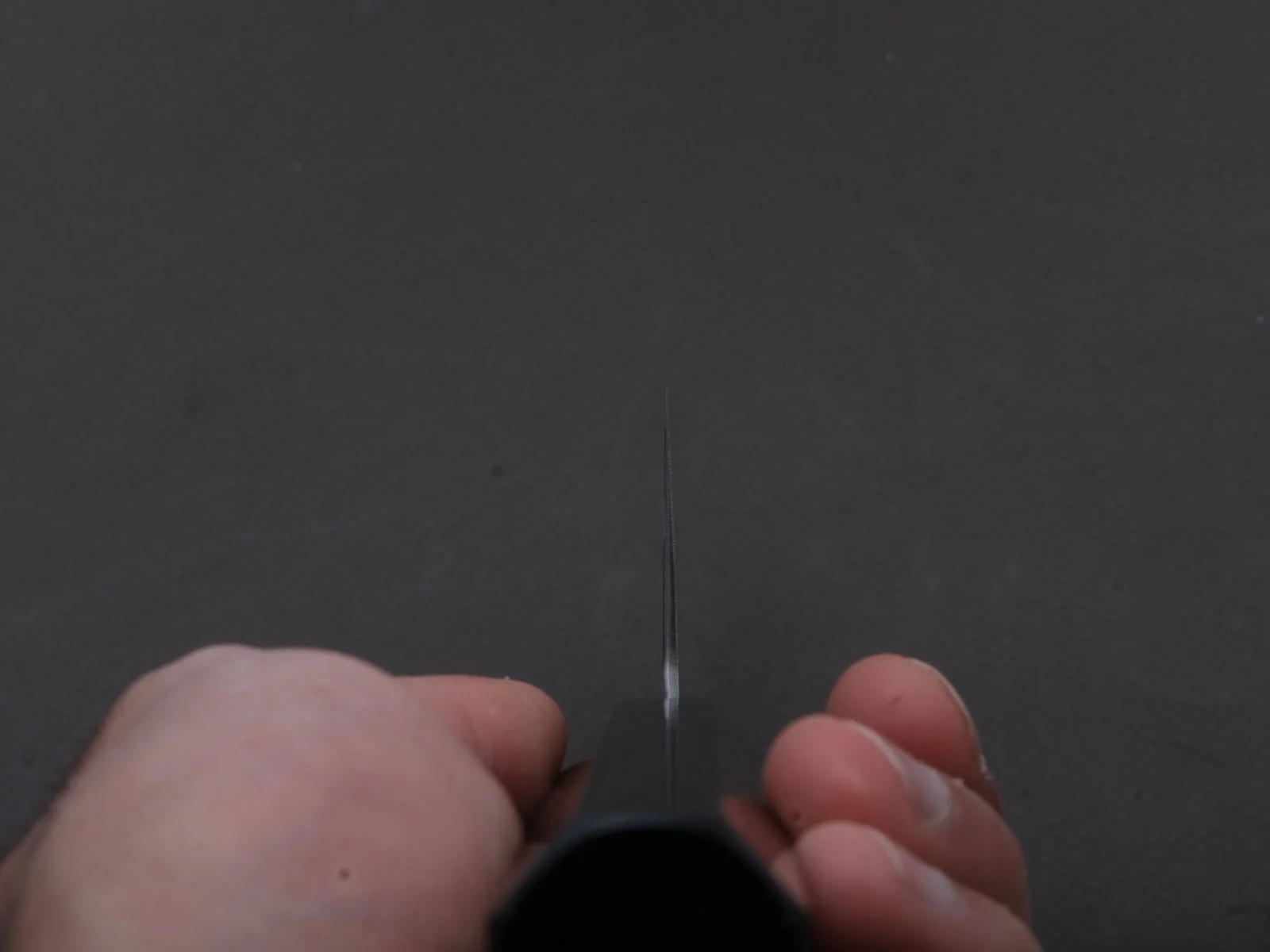 Hitohira - AH - Hagane - Nakiri - 165mm - Ebony Handle - Image 6