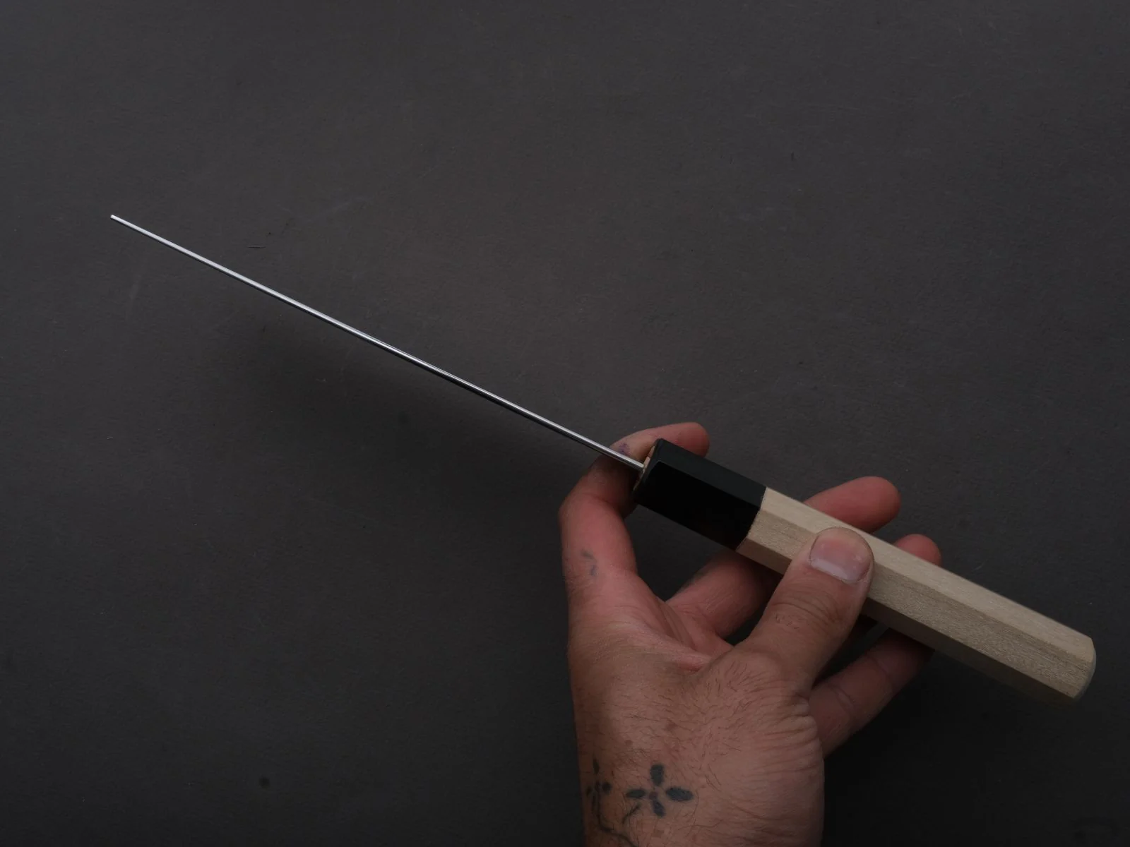 Hitohira - AH - Hagane - Nakiri - 165mm - Magnolia Wood Handle - Image 5