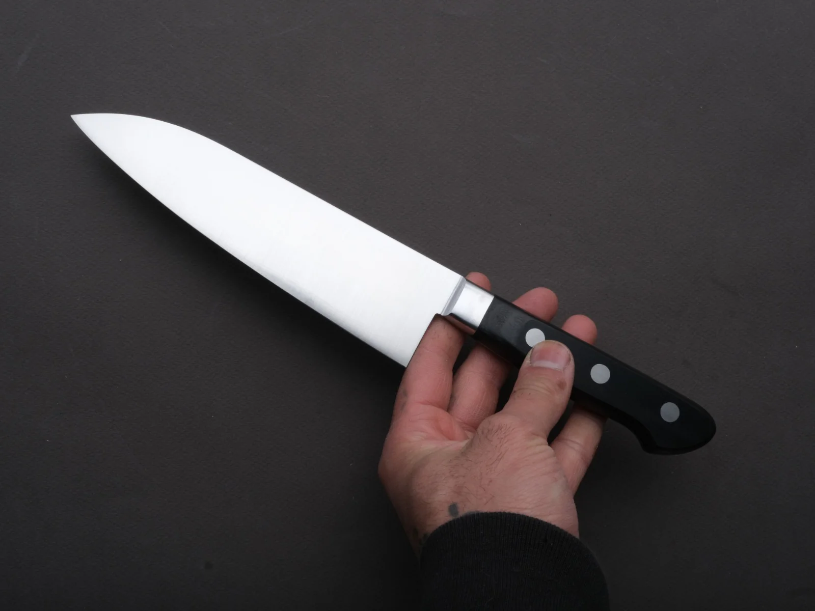 Hitohira - AH - Hagane - Santoku - 165mm - Pakka Handle - Image 4