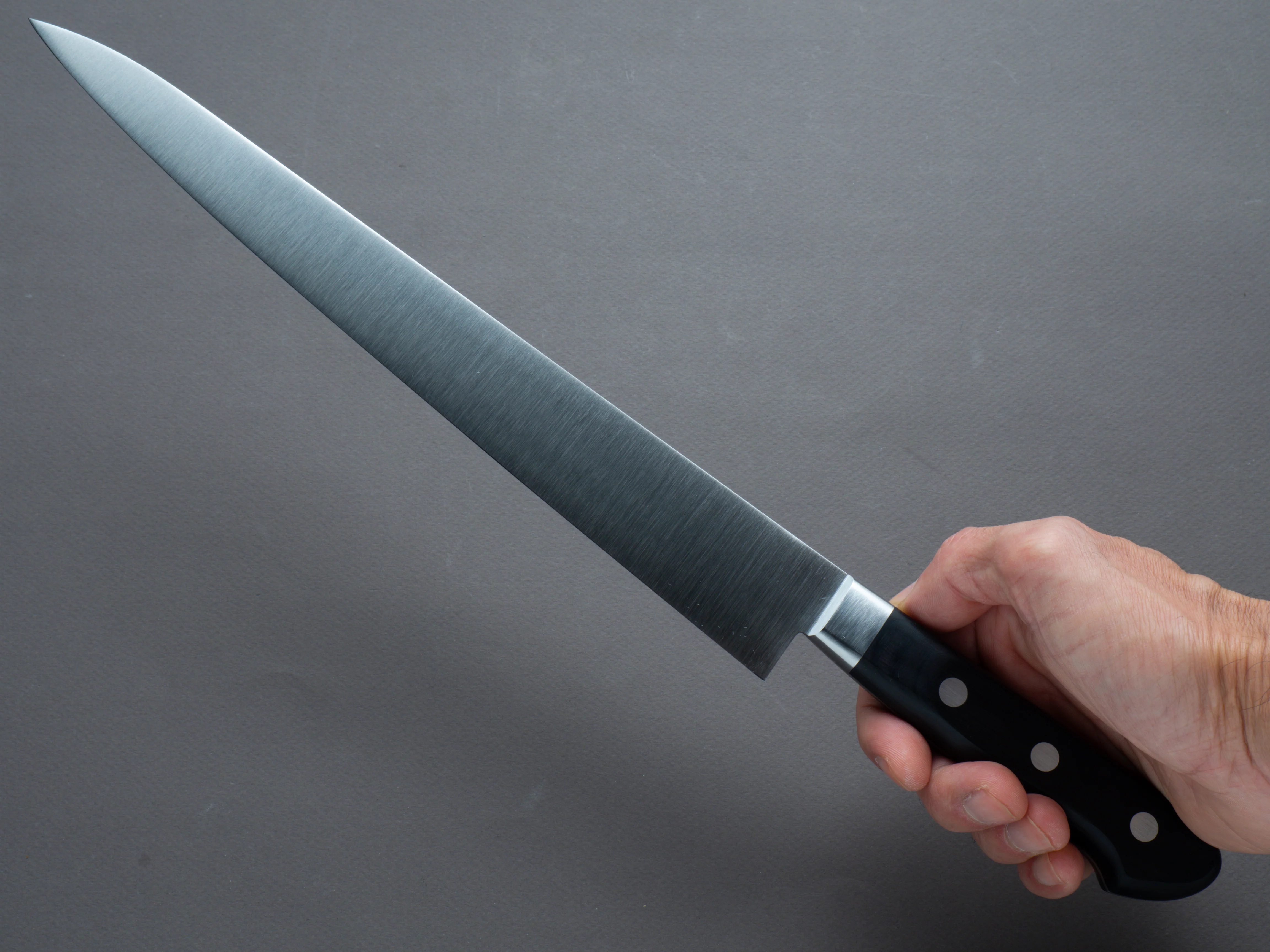 Hitohira - AH - Hagane - Sujihiki - 270mm - Western Handle - Image 6