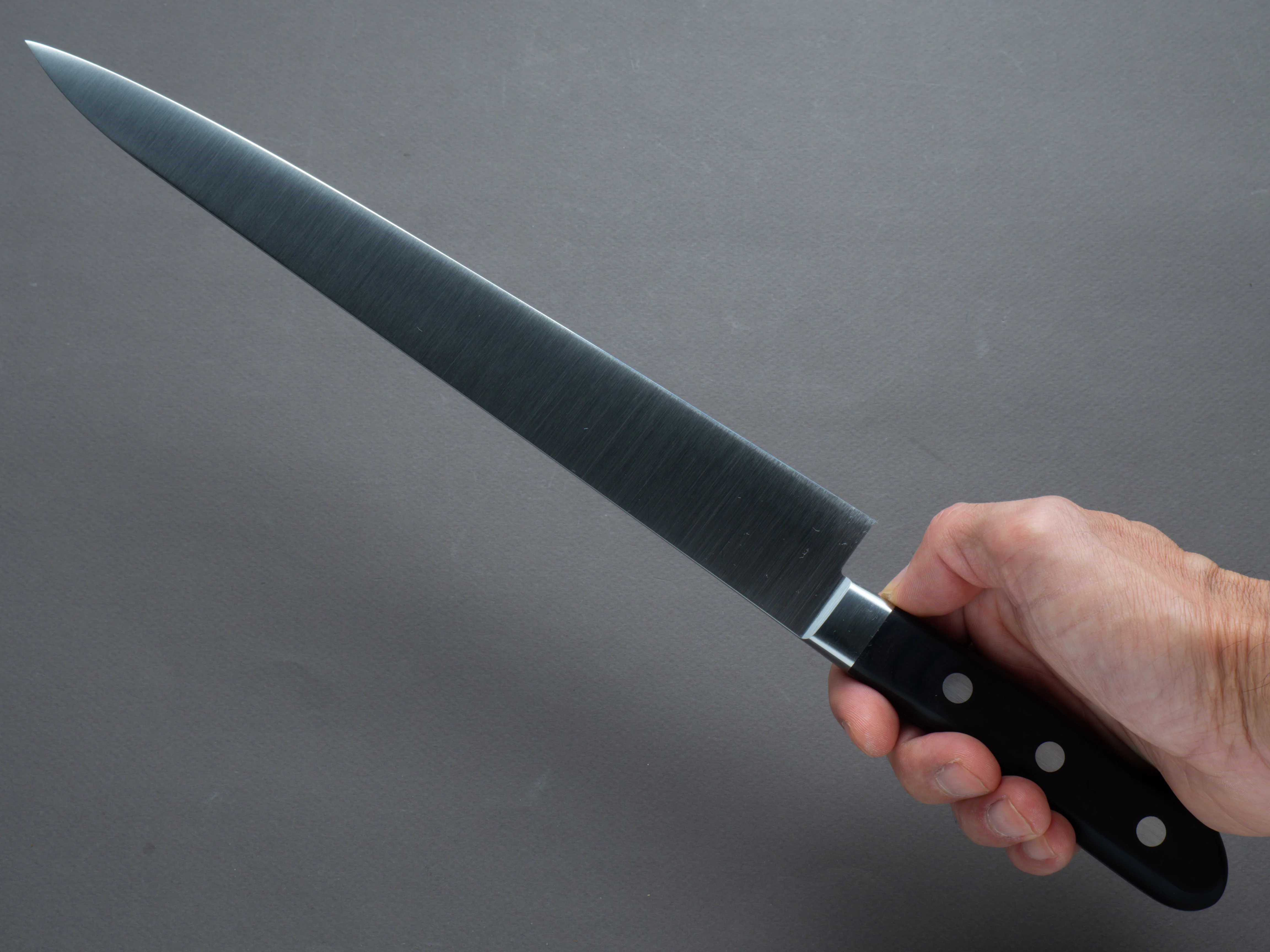 Hitohira - AH - Hagane - Sujihiki - 270mm - Western Handle - Image 7