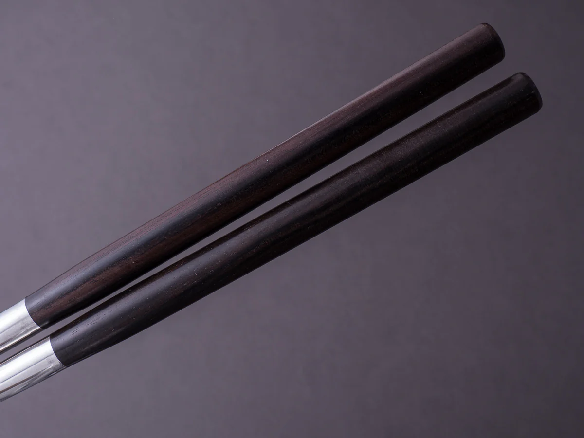 Hitohira - Chopsticks - Moribashi - 180mm - Rounded Ebony - Image 6