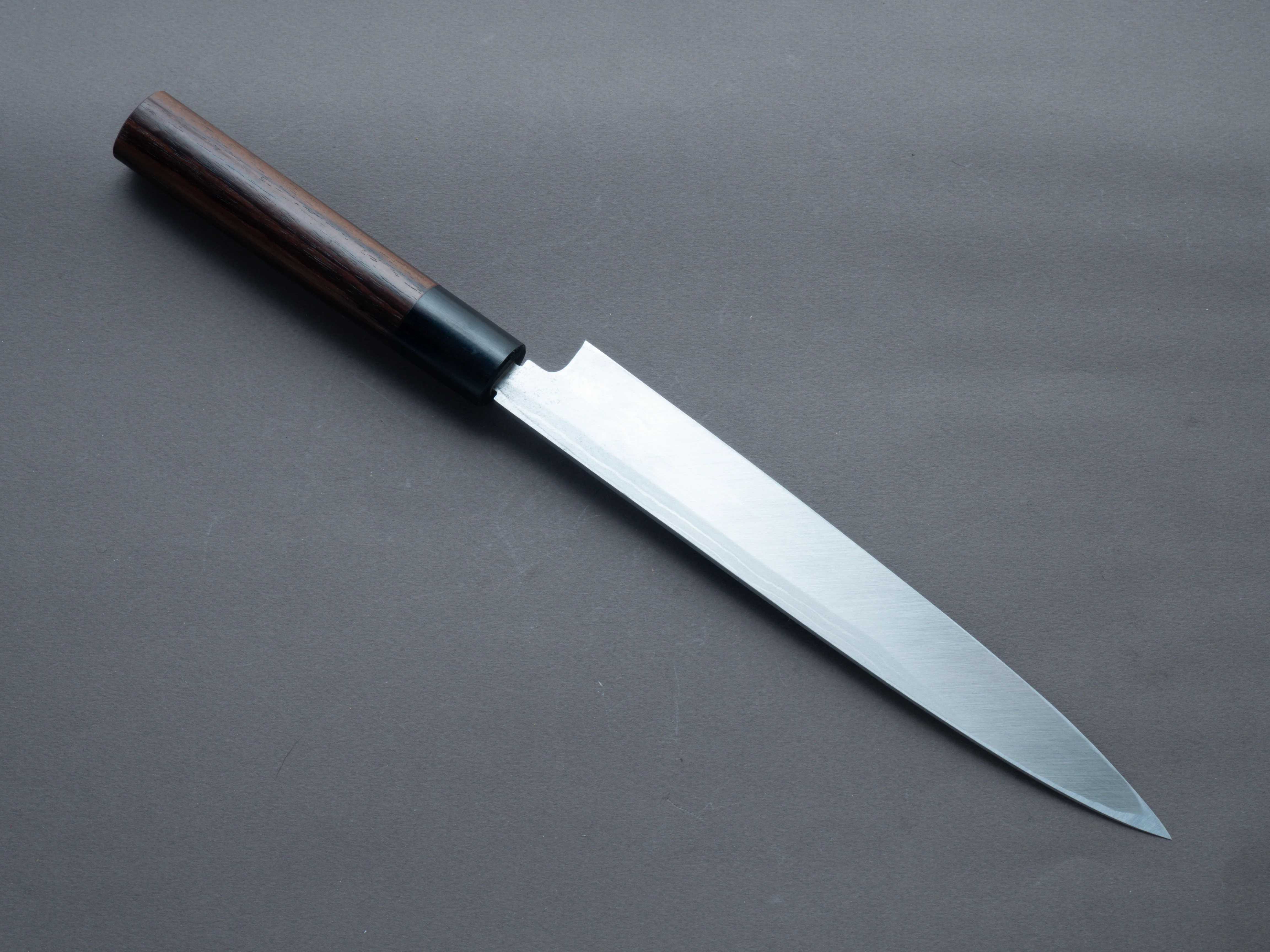 Hitohira - Echizen - Blue #2 - Damascus - 210mm Yanagiba - Rosewood Handle - Image 2