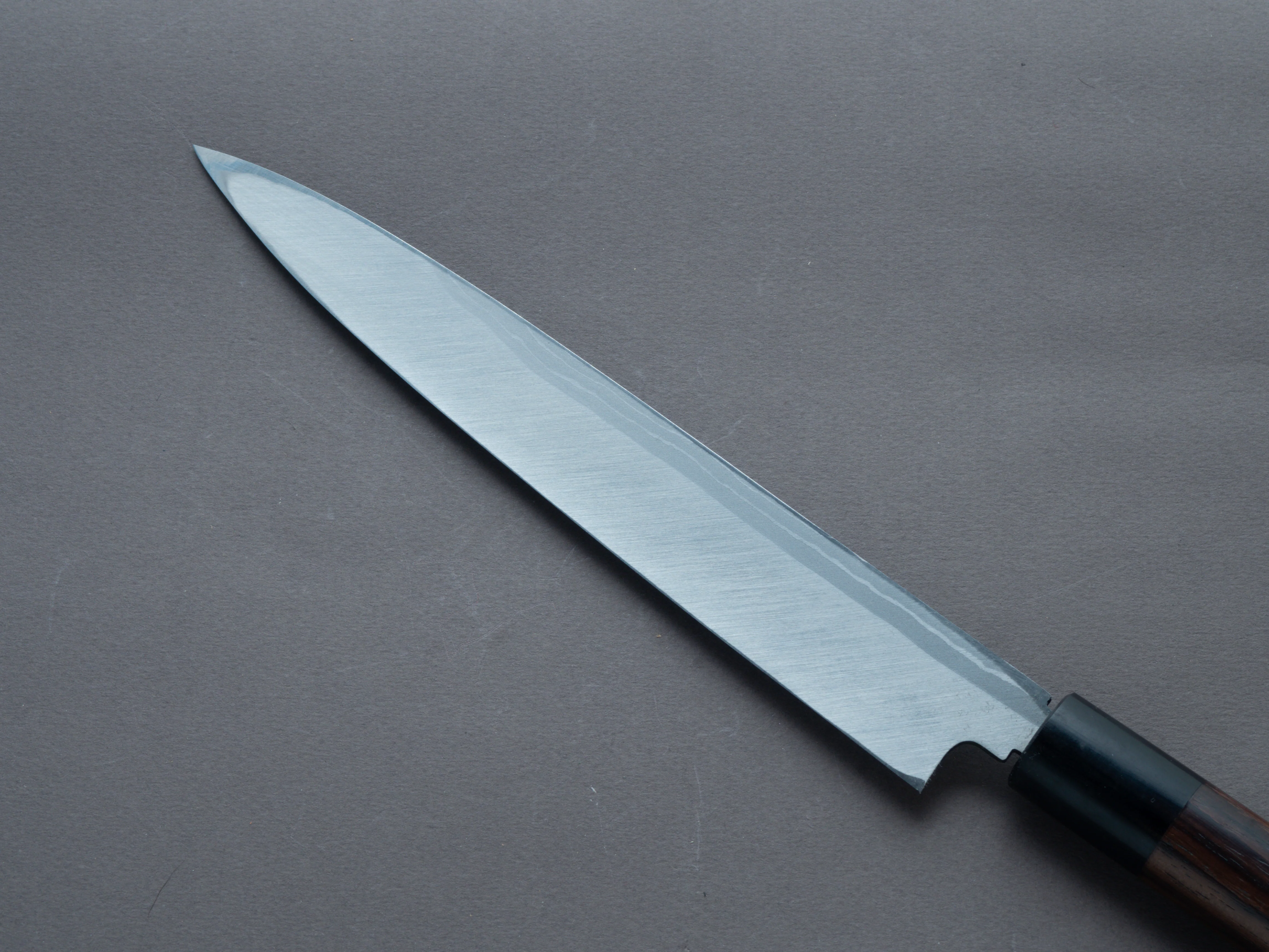 Hitohira - Echizen - Blue #2 - Damascus - 210mm Yanagiba - Rosewood Handle - Image 4