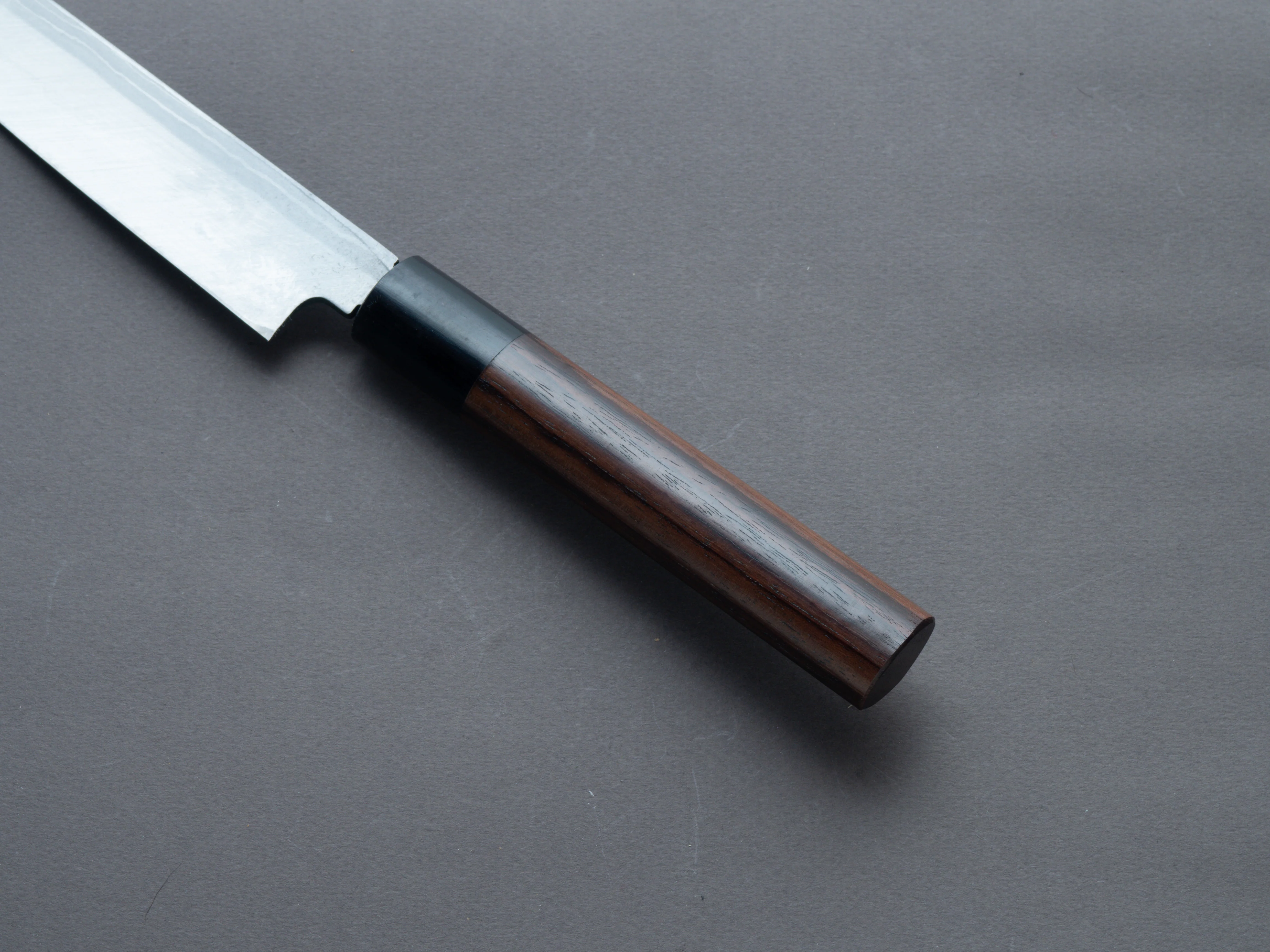 Hitohira - Echizen - Blue #2 - Damascus - 210mm Yanagiba - Rosewood Handle - Image 5