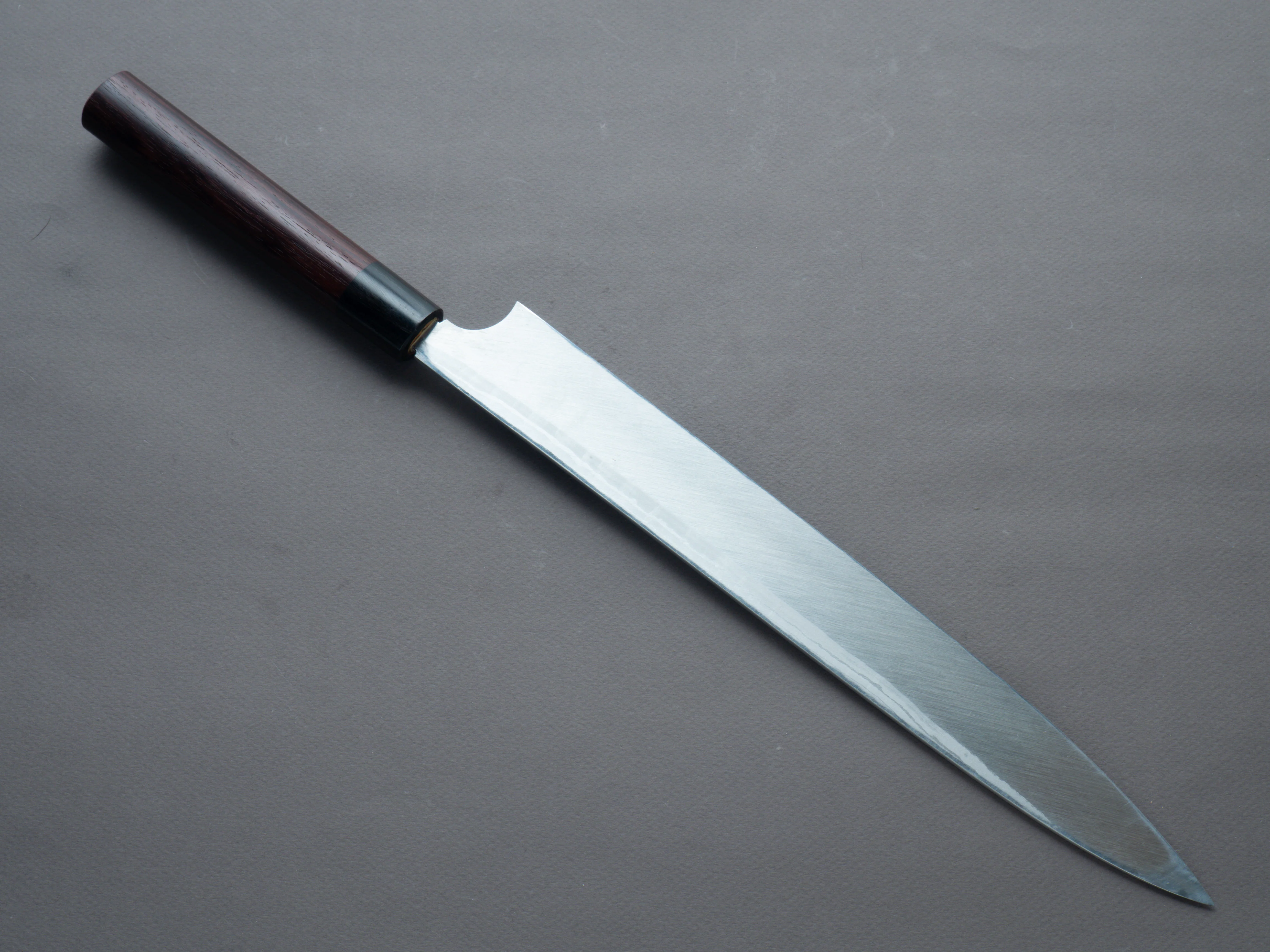 Hitohira - Echizen - Blue #2 - Damascus - 300mm Yanagiba - Rosewood Handle - Image 2