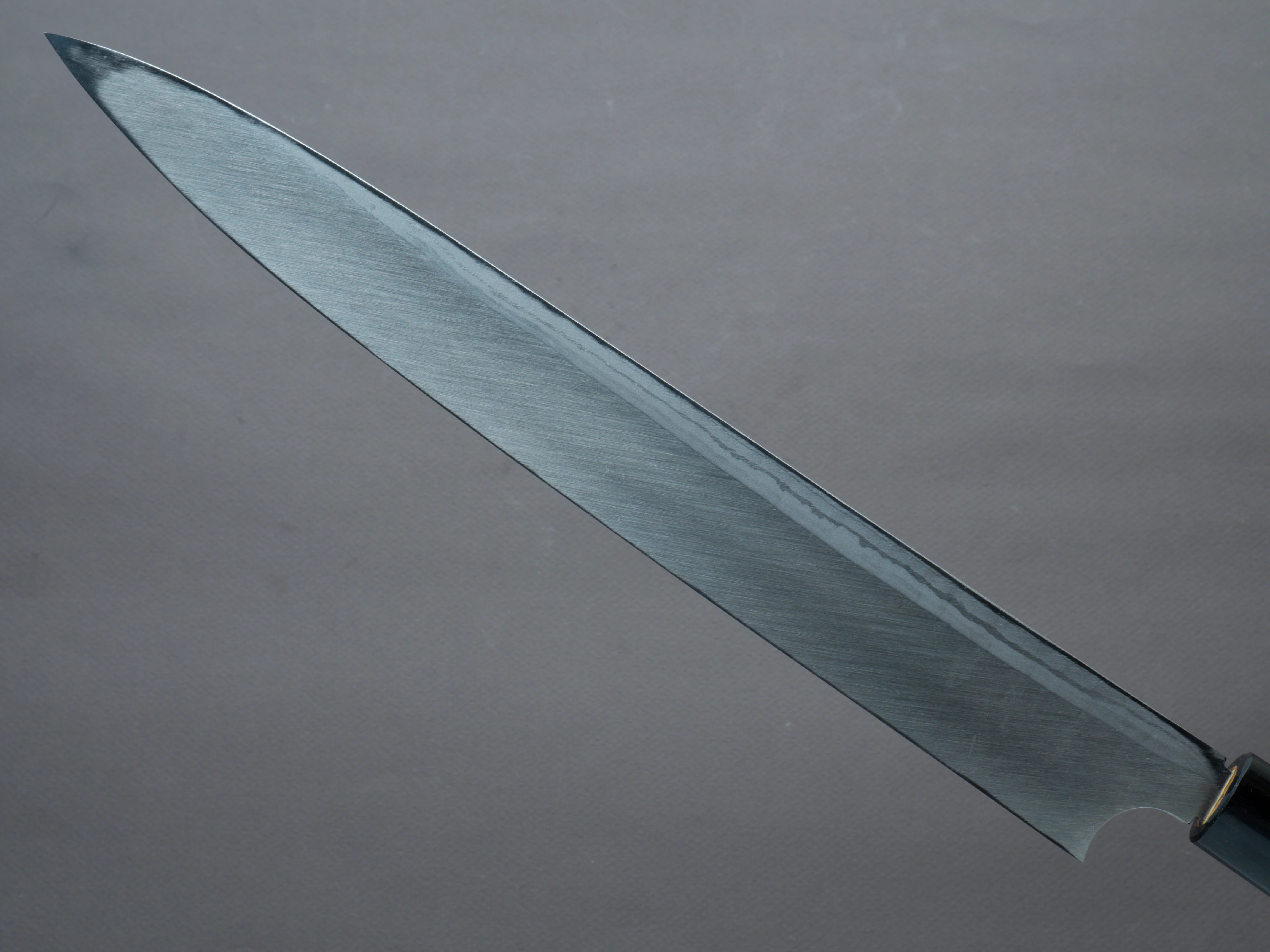 Hitohira - Echizen - Blue #2 - Damascus - 300mm Yanagiba - Rosewood Handle - Image 3