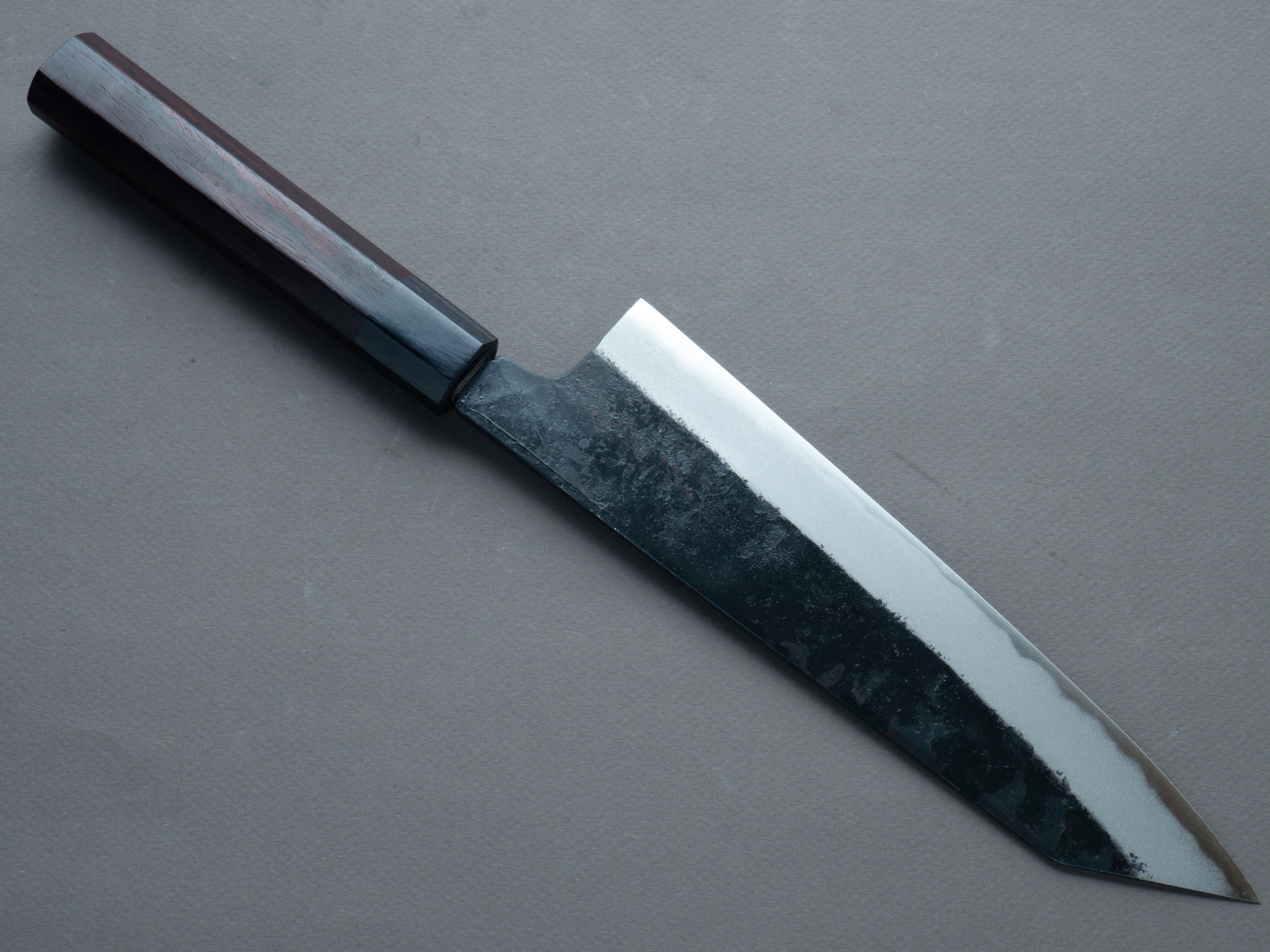 Hitohira - Echizen OD - White #2 - Kurouchi - Kiritsuke Gyuto - 210mm - Rosewood Handle - Image 2