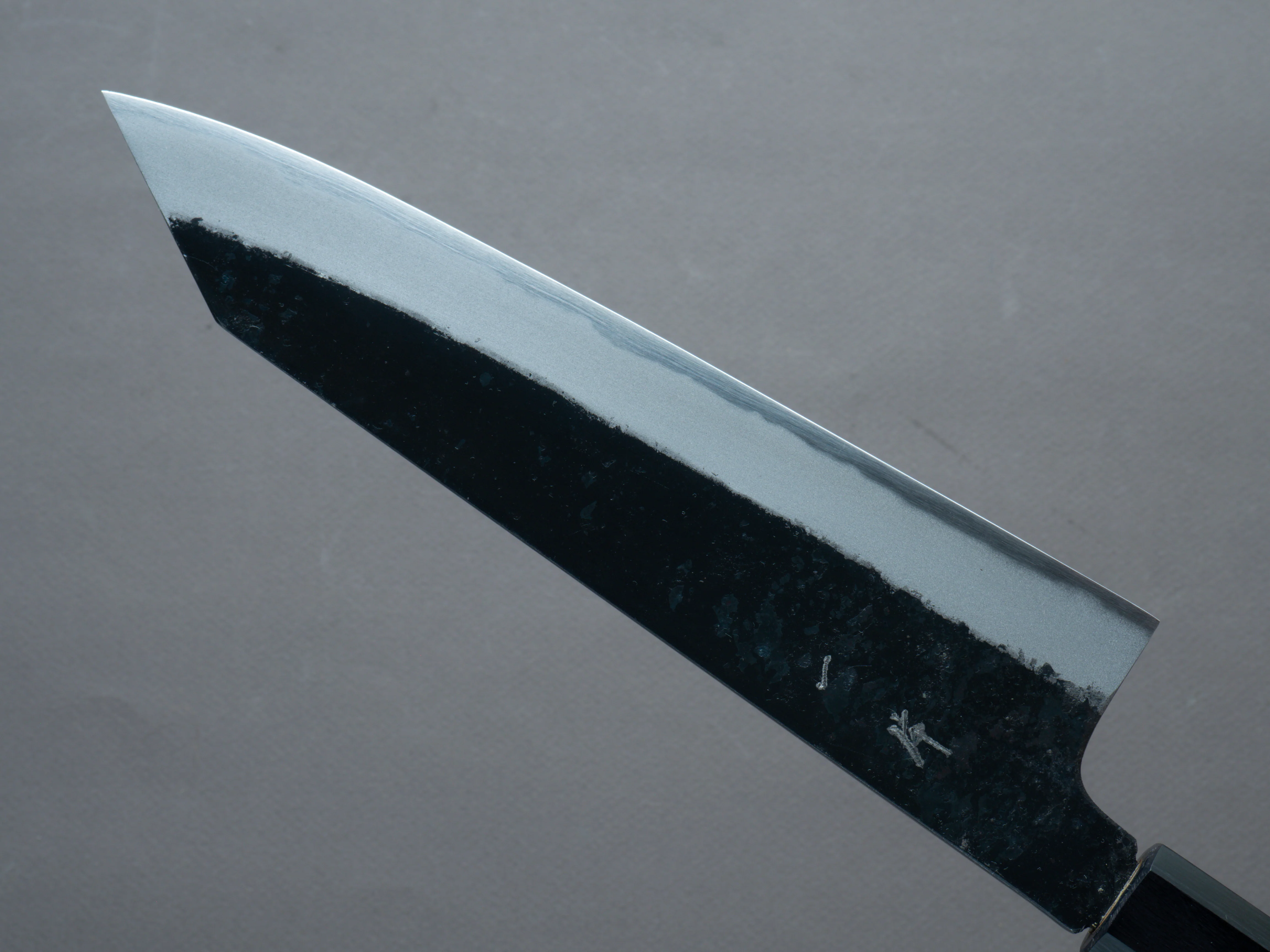 Hitohira - Echizen OD - White #2 - Kurouchi - Kiritsuke Gyuto - 210mm - Rosewood Handle - Image 4
