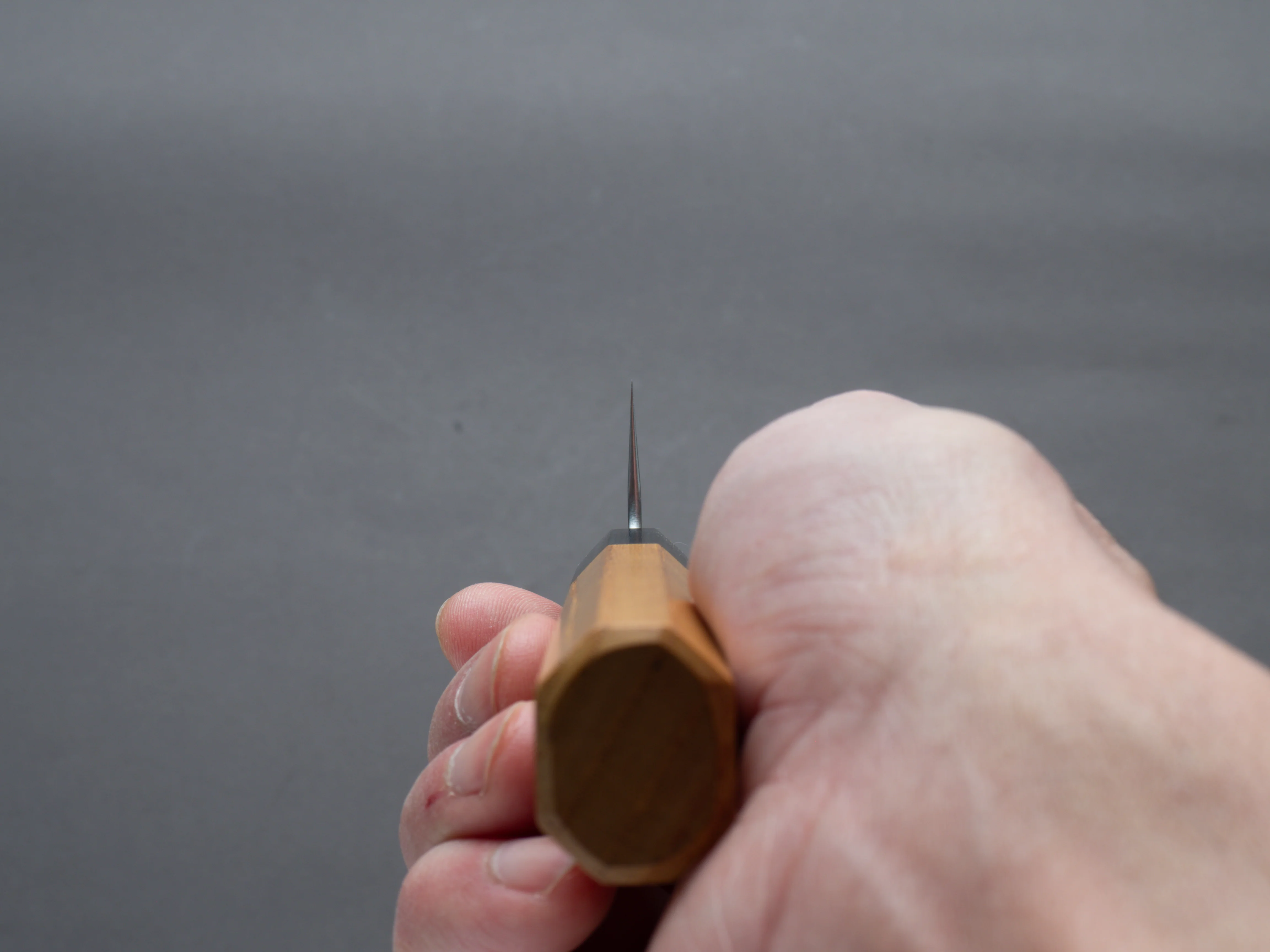 Hitohira - Echizen - SG2 - 135mm Petty - Keyaki Zelkova Handle - Image 10