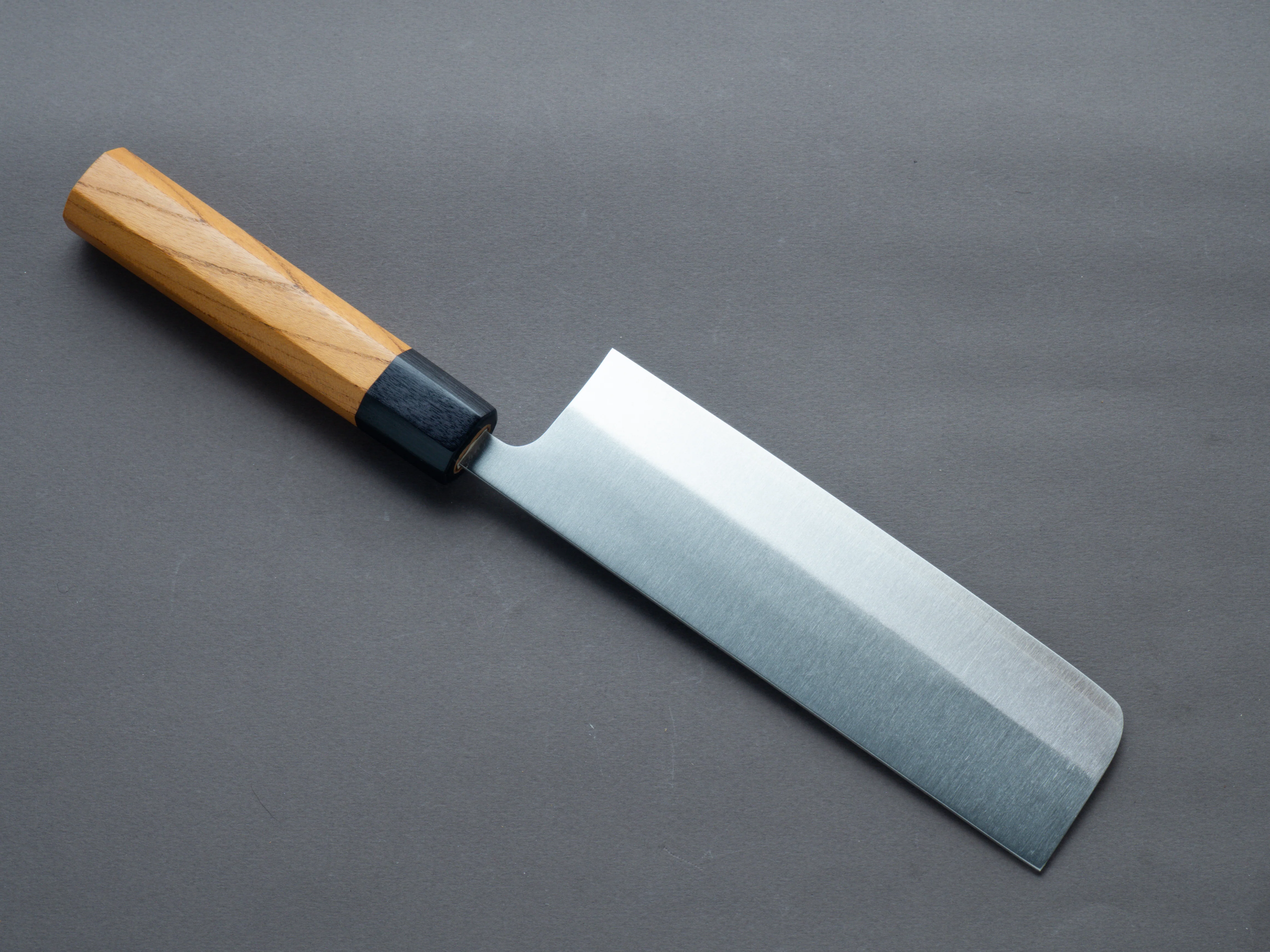 Hitohira - Echizen - SG2 - 165mm Nakiri - Keyaki Zelkova Handle - Image 2