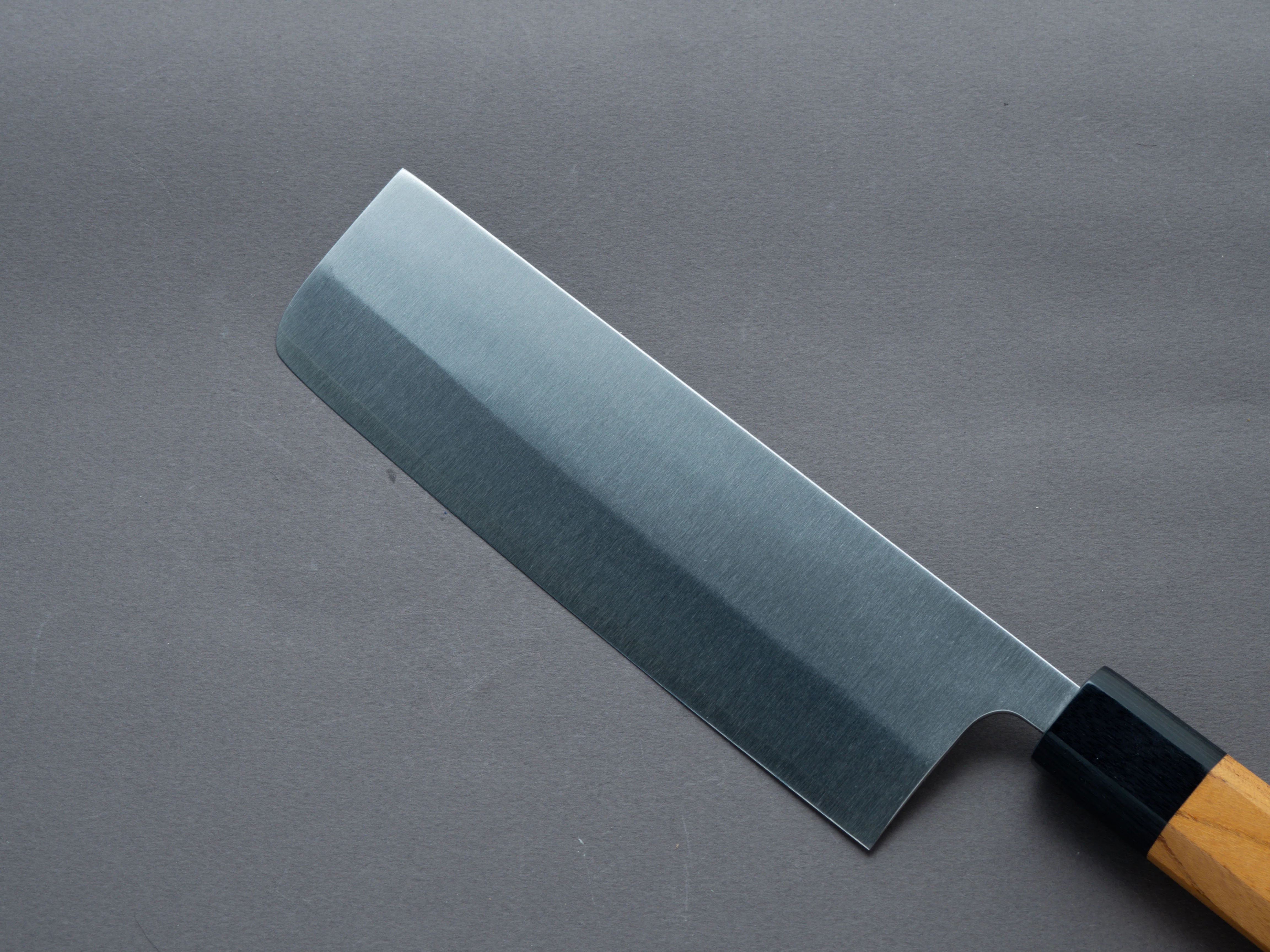 Hitohira - Echizen - SG2 - 165mm Nakiri - Keyaki Zelkova Handle - Image 3