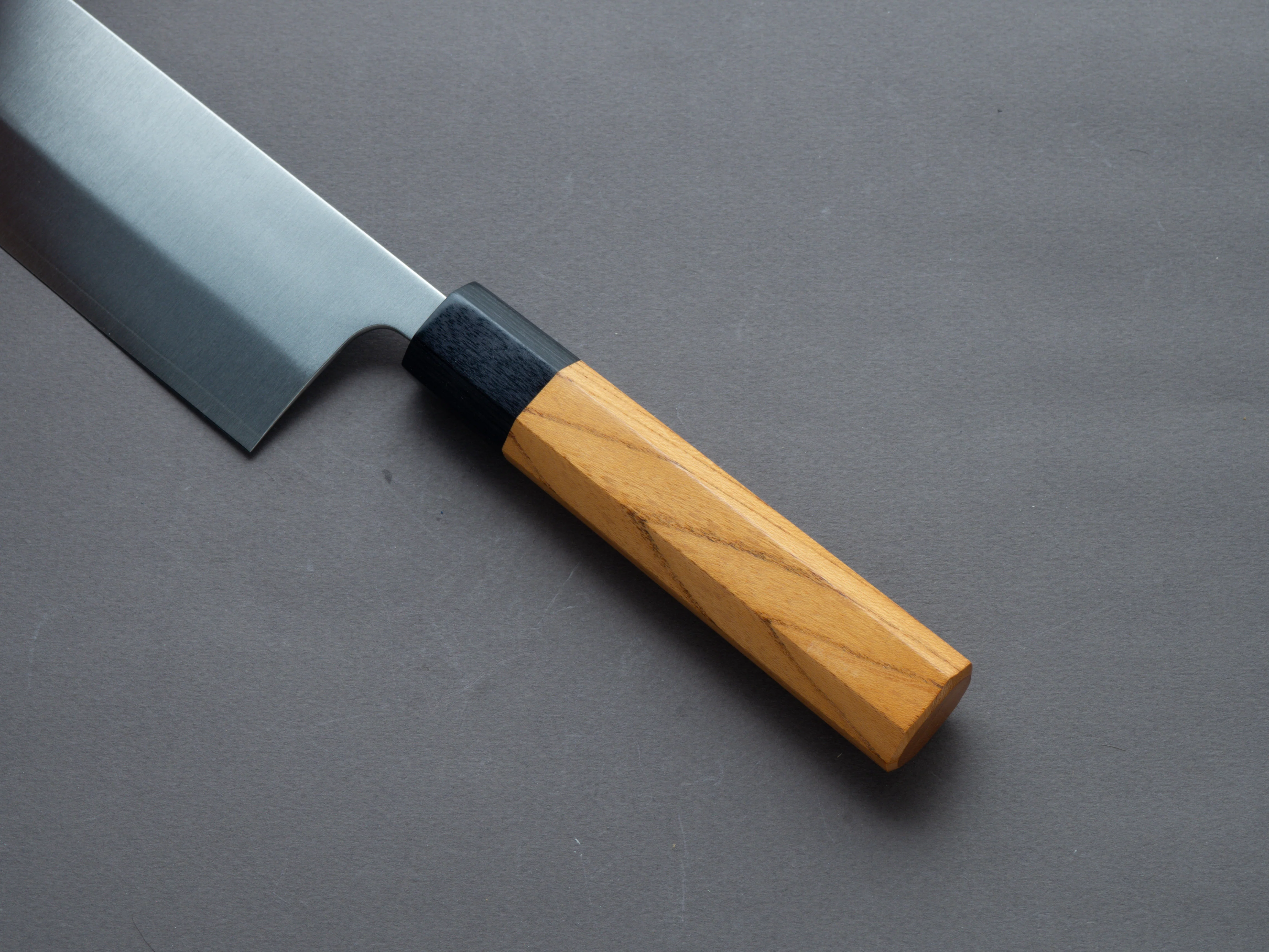 Hitohira - Echizen - SG2 - 165mm Nakiri - Keyaki Zelkova Handle - Image 5