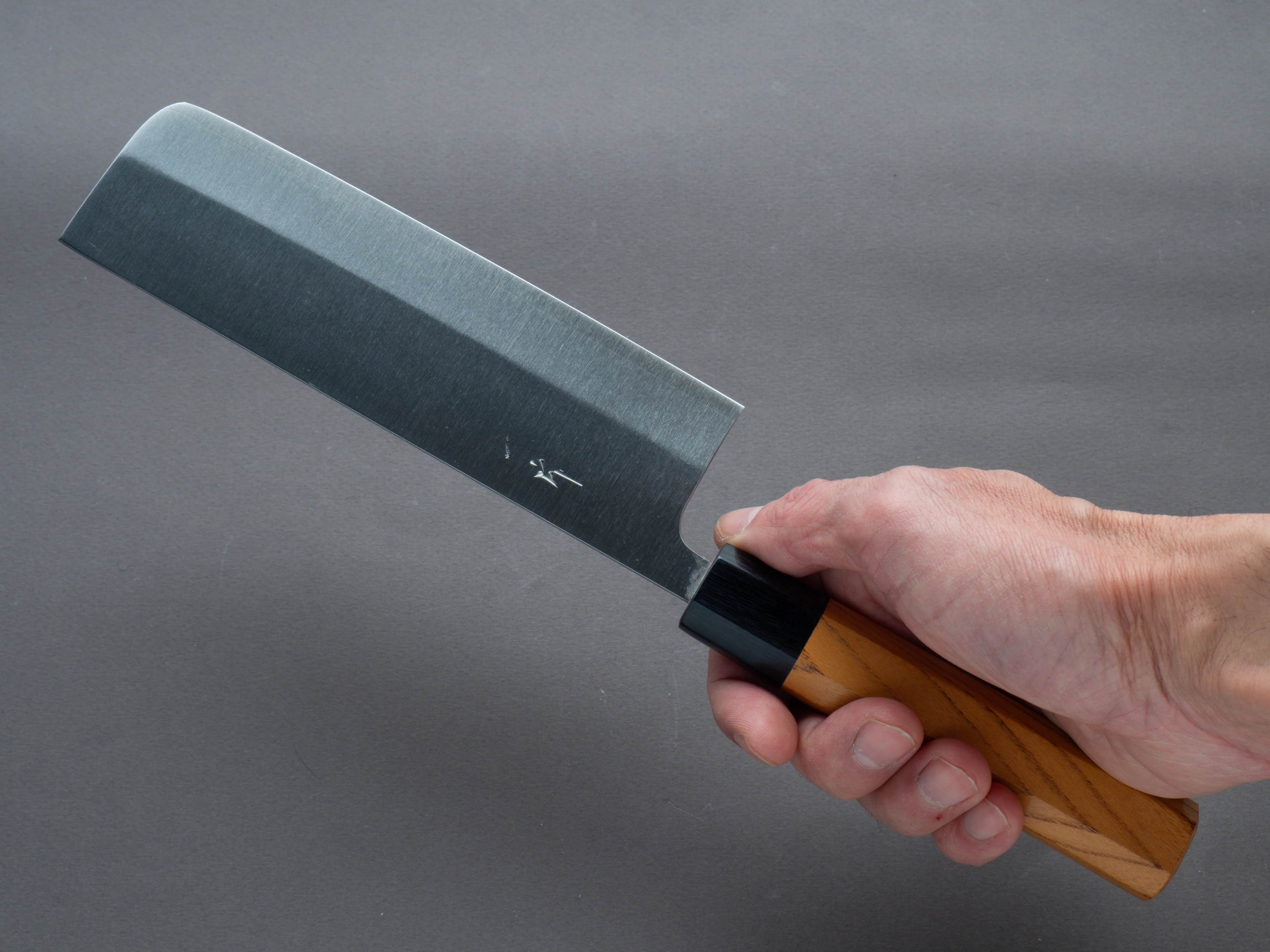 Hitohira - Echizen - SG2 - 165mm Nakiri - Keyaki Zelkova Handle - Image 7