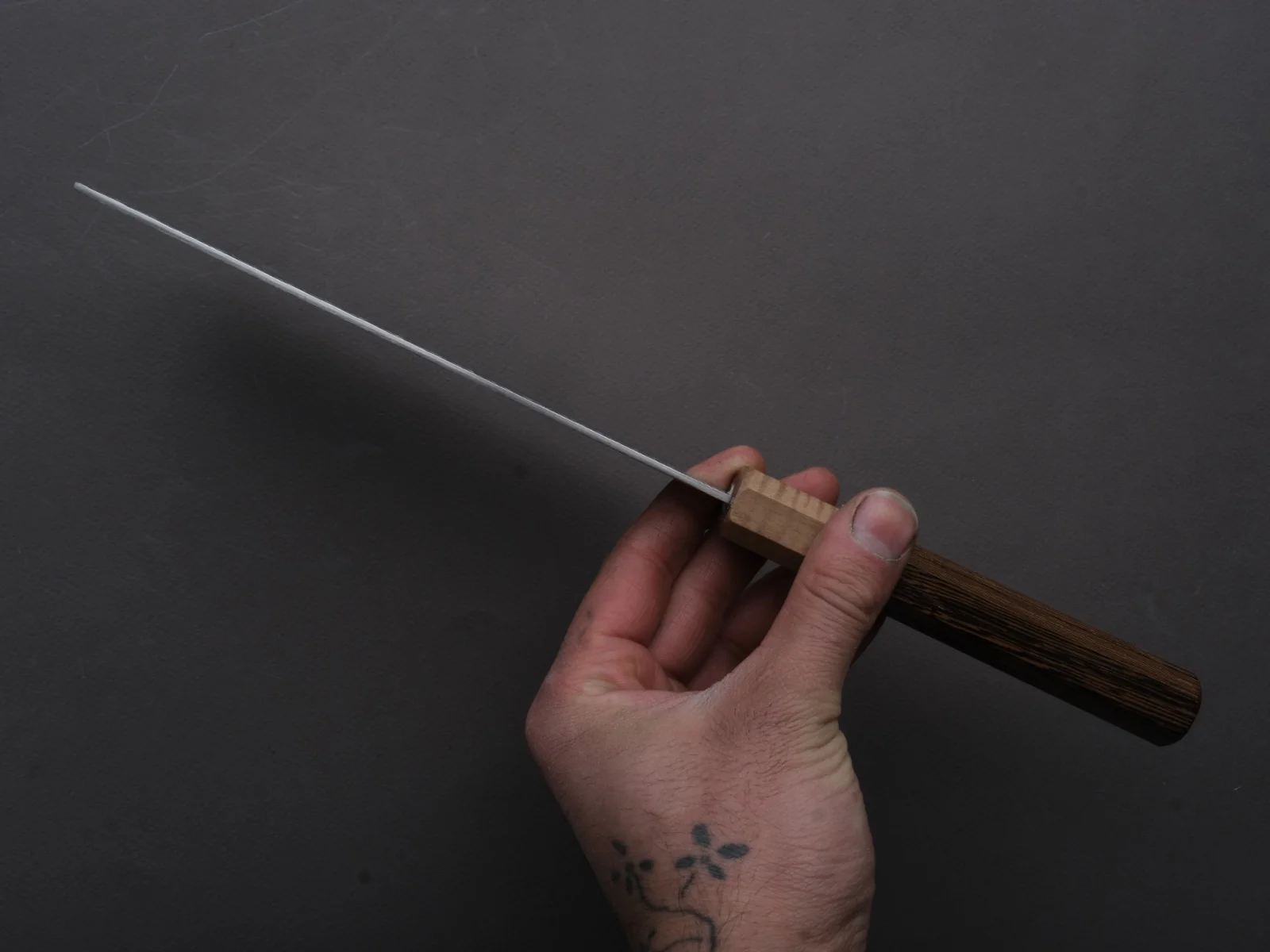 Hitohira - Echizen - SG2 - Tsuchime - Nakiri - 165mm - Tagayasan Handle - Image 3