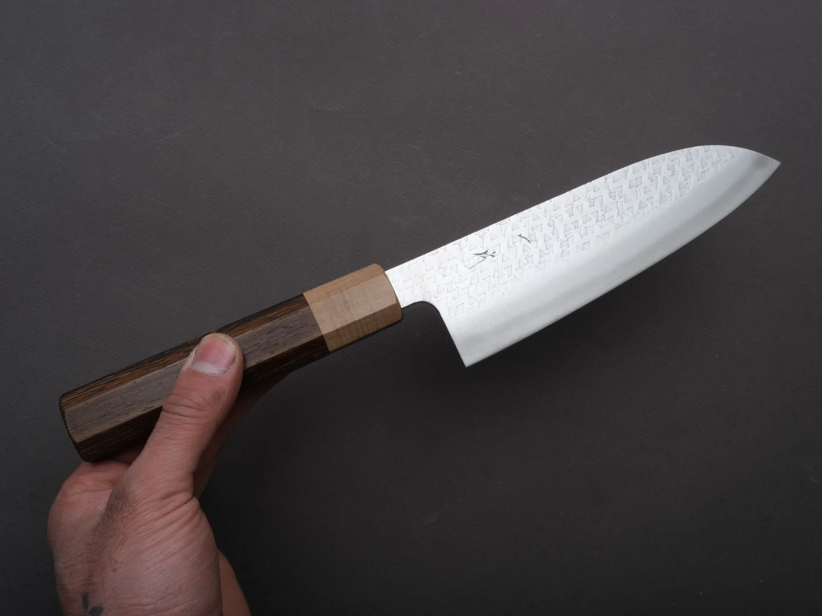 Hitohira - Echizen - SG2 - Tsuchime - Santoku - 170mm - Tagayasan Handle - Image 3