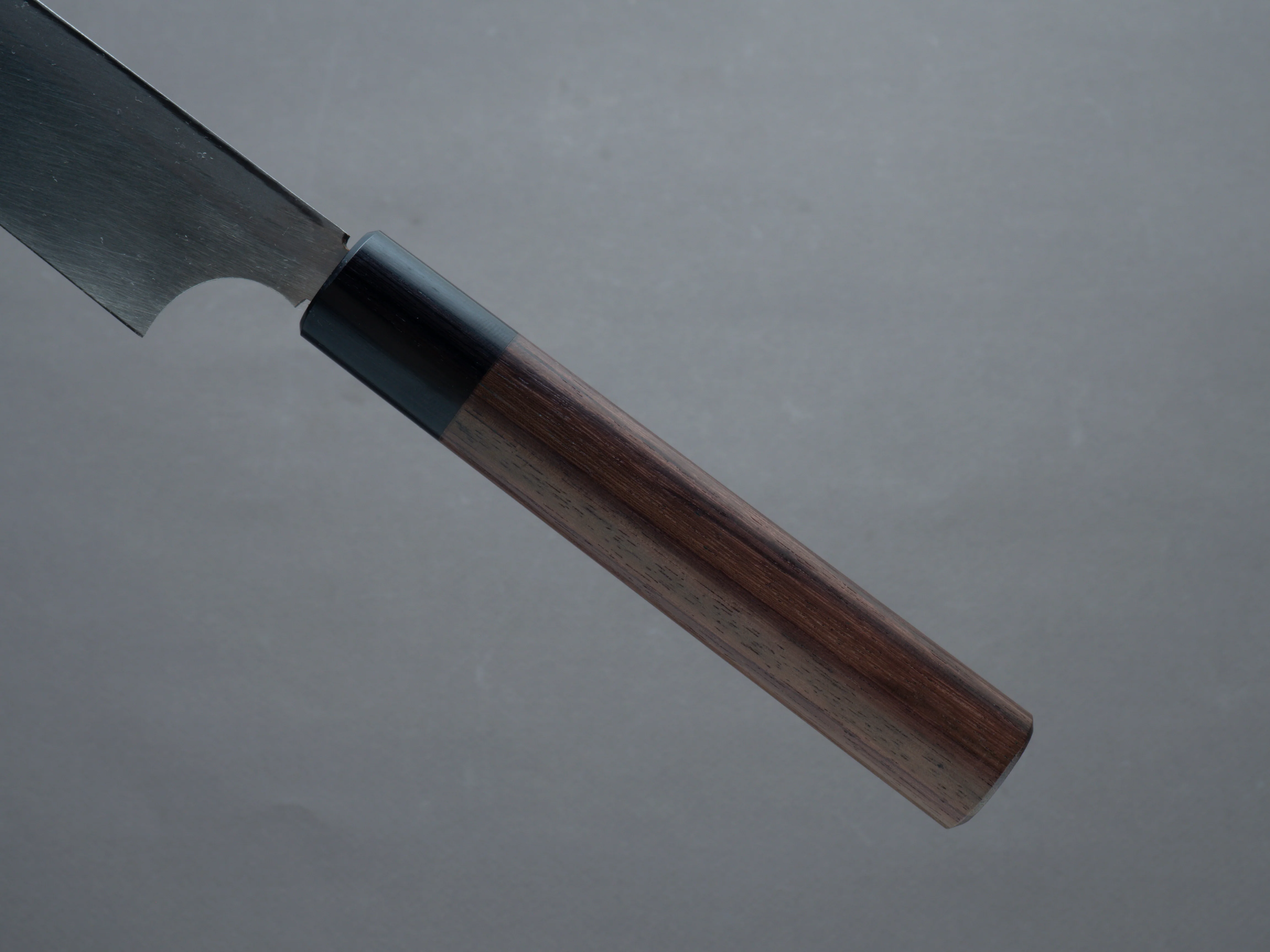 Hitohira - Echizen - White #2 - Damascus - Yanagiba - 270mm - Rosewood Handle (D-Shape) - Image 5