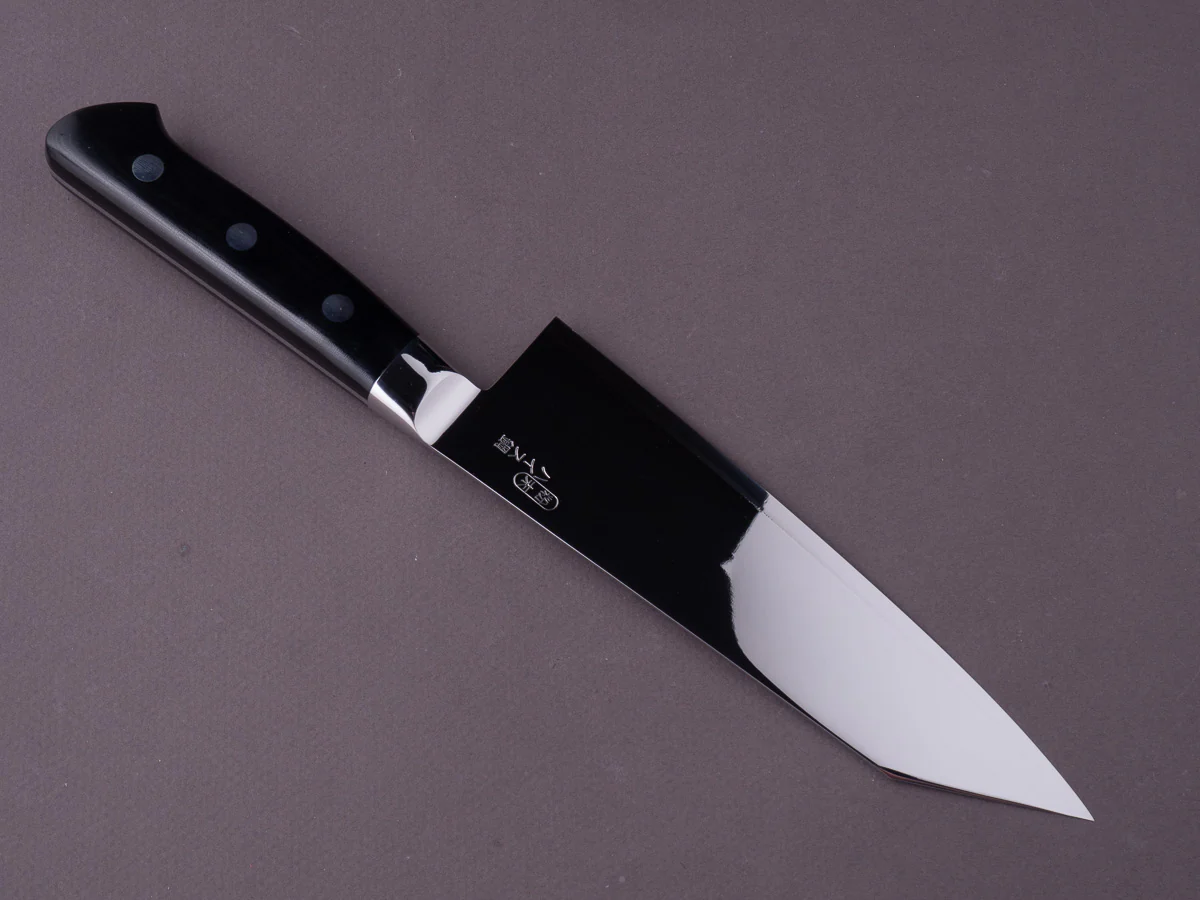 Hitohira - FJ - SG2 - Mirror Polished - Bunka - 180mm - Western Linen Micarta Handle - Image 2
