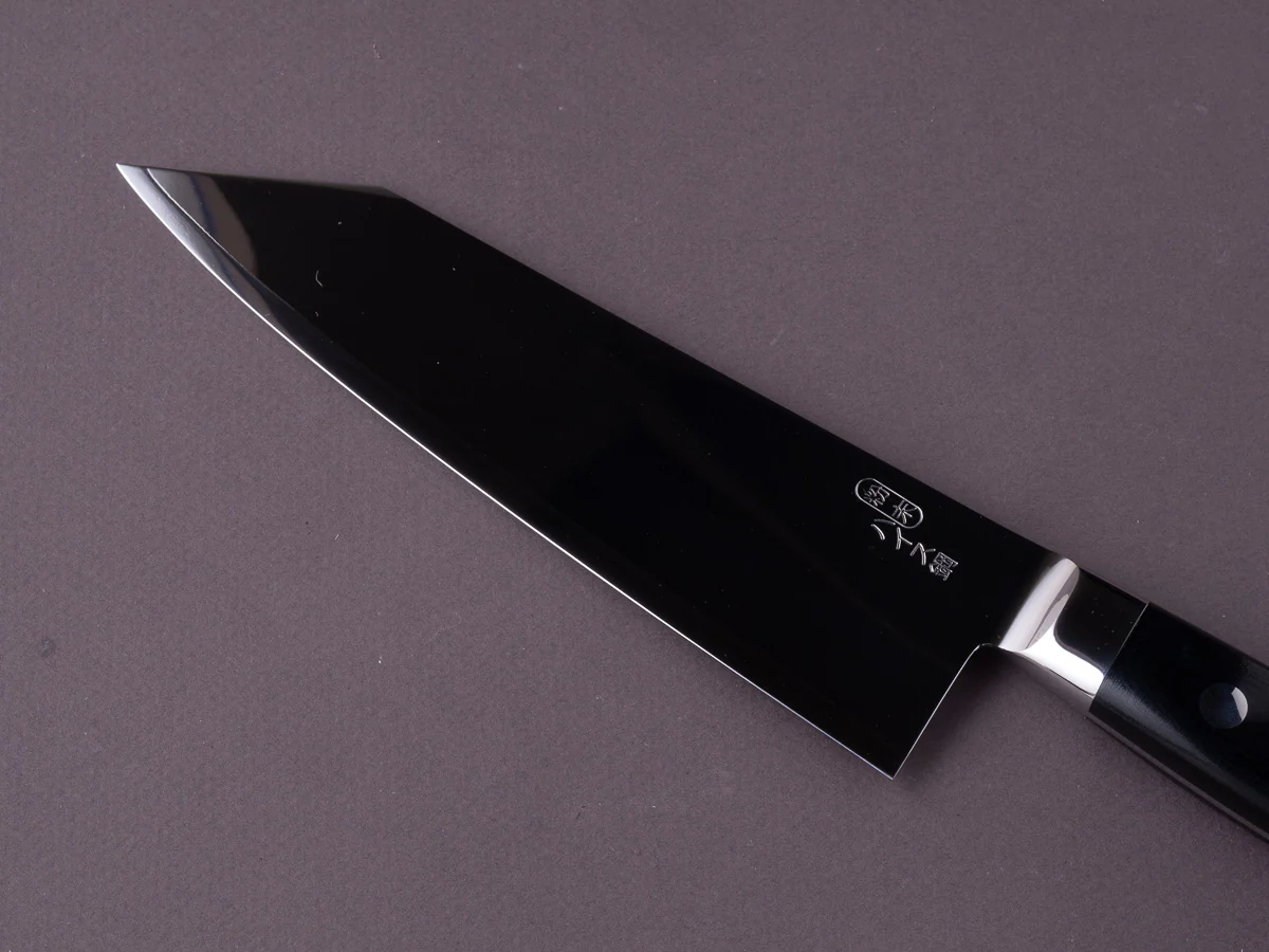Hitohira - FJ - SG2 - Mirror Polished - Bunka - 180mm - Western Linen Micarta Handle - Image 4