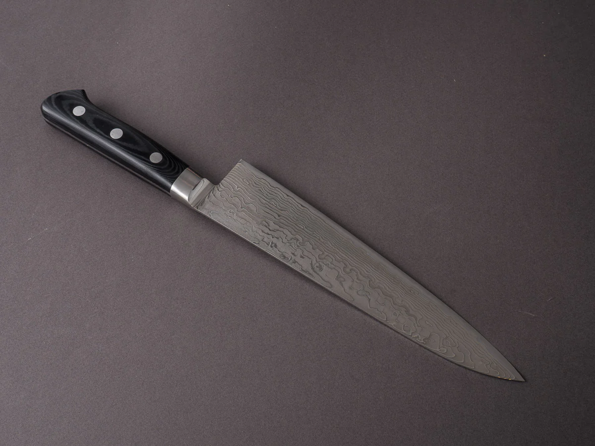 Hitohira - FJ - SG2 Nickel Damascus - 210mm Gyuto - Western Handle - Image 2