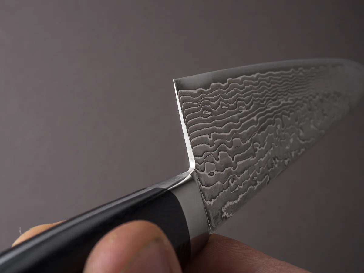 Hitohira - FJ - SG2 Nickel Damascus - 210mm Gyuto - Western Handle - Image 5