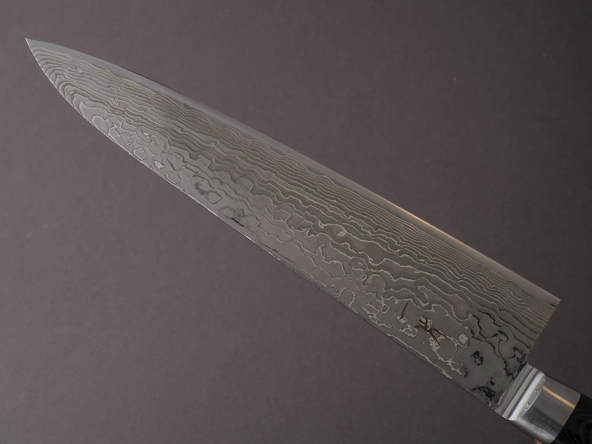 Hitohira - FJ - SG2 Nickel Damascus - 210mm Gyuto - Western Handle - Image 6