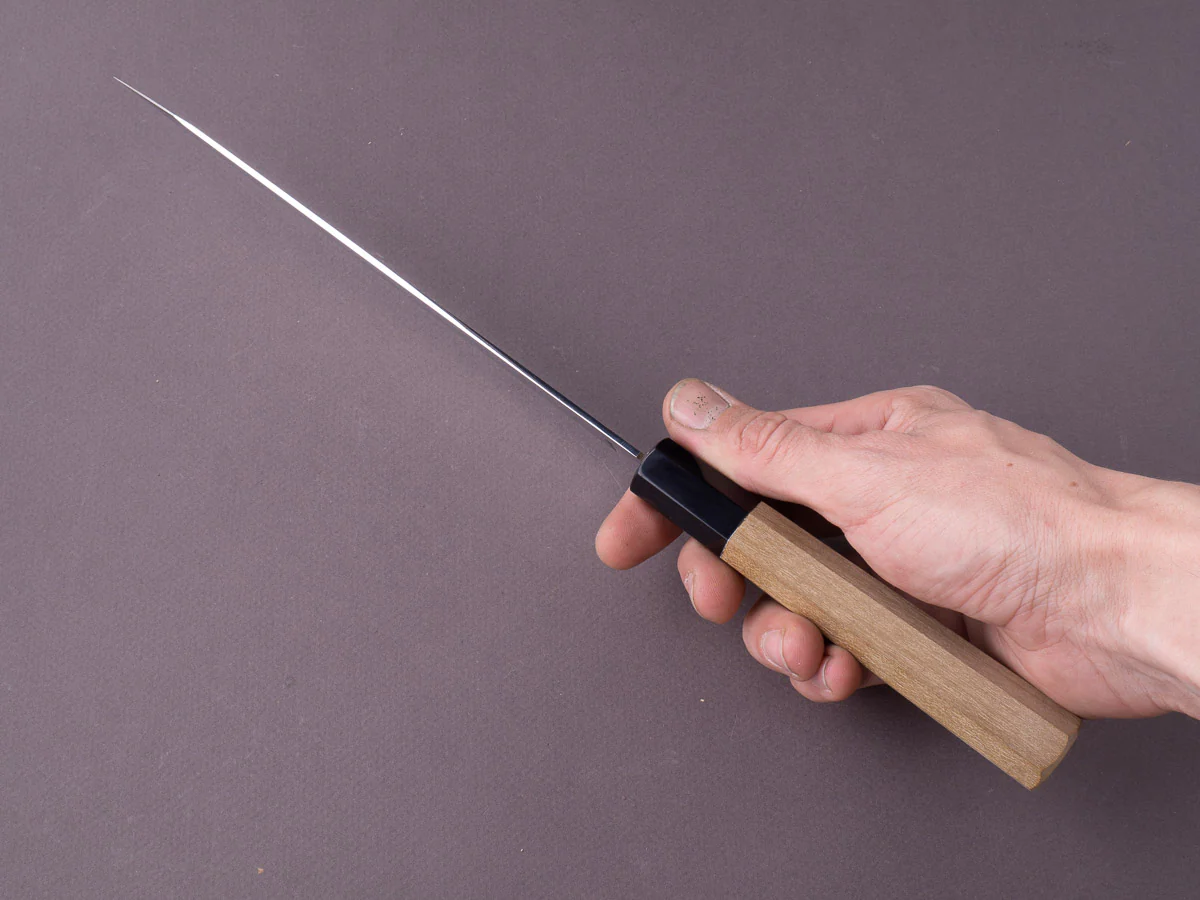 Hitohira - FJ - VG10 - Kiritsuke Gyuto - 210mm - Ho Wood Handle - Fine Edge - Image 8
