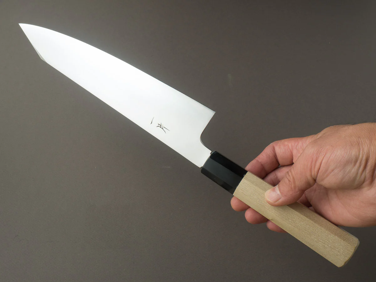 Hitohira - FJ VG10 - 240mm Kiritsuke Gyuto - Ho Wood Handle - Image 5
