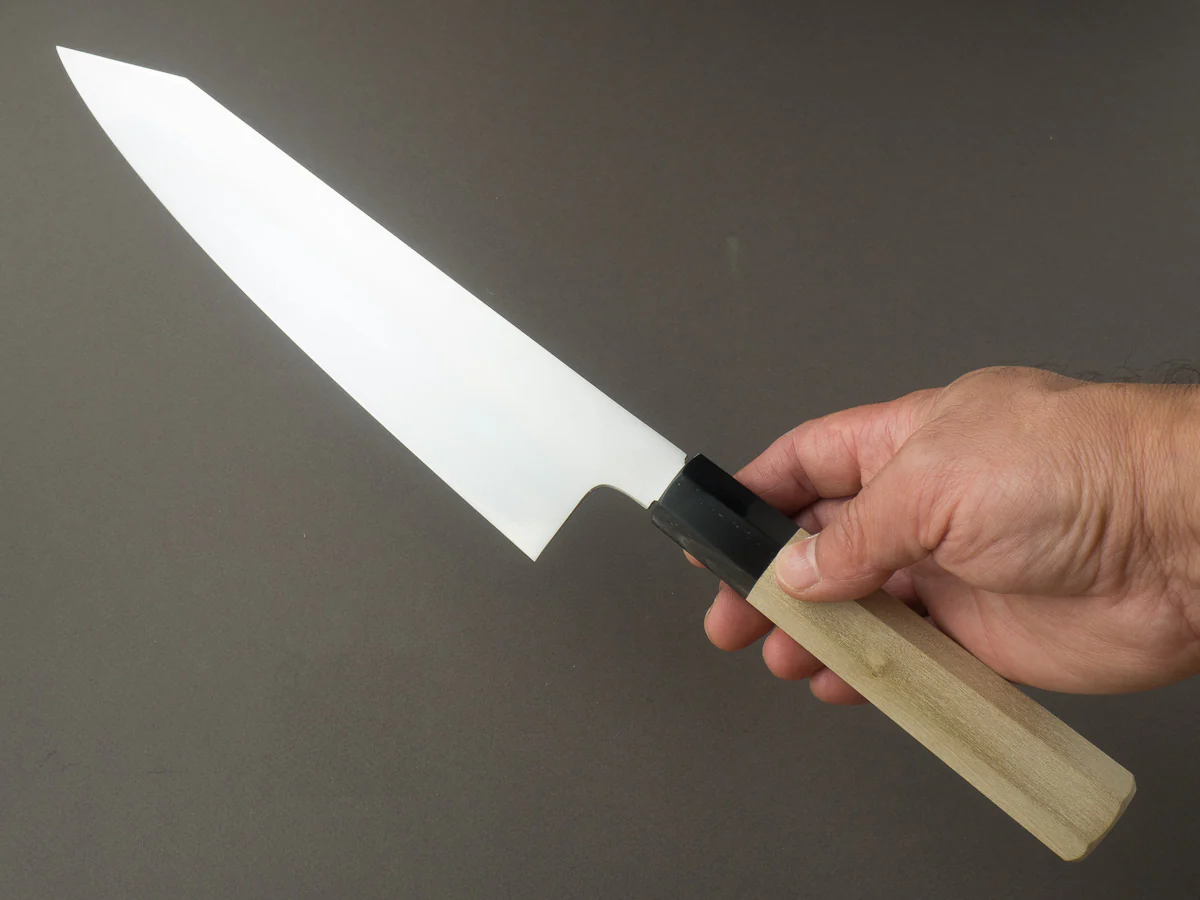 Hitohira - FJ VG10 - 240mm Kiritsuke Gyuto - Ho Wood Handle - Image 6