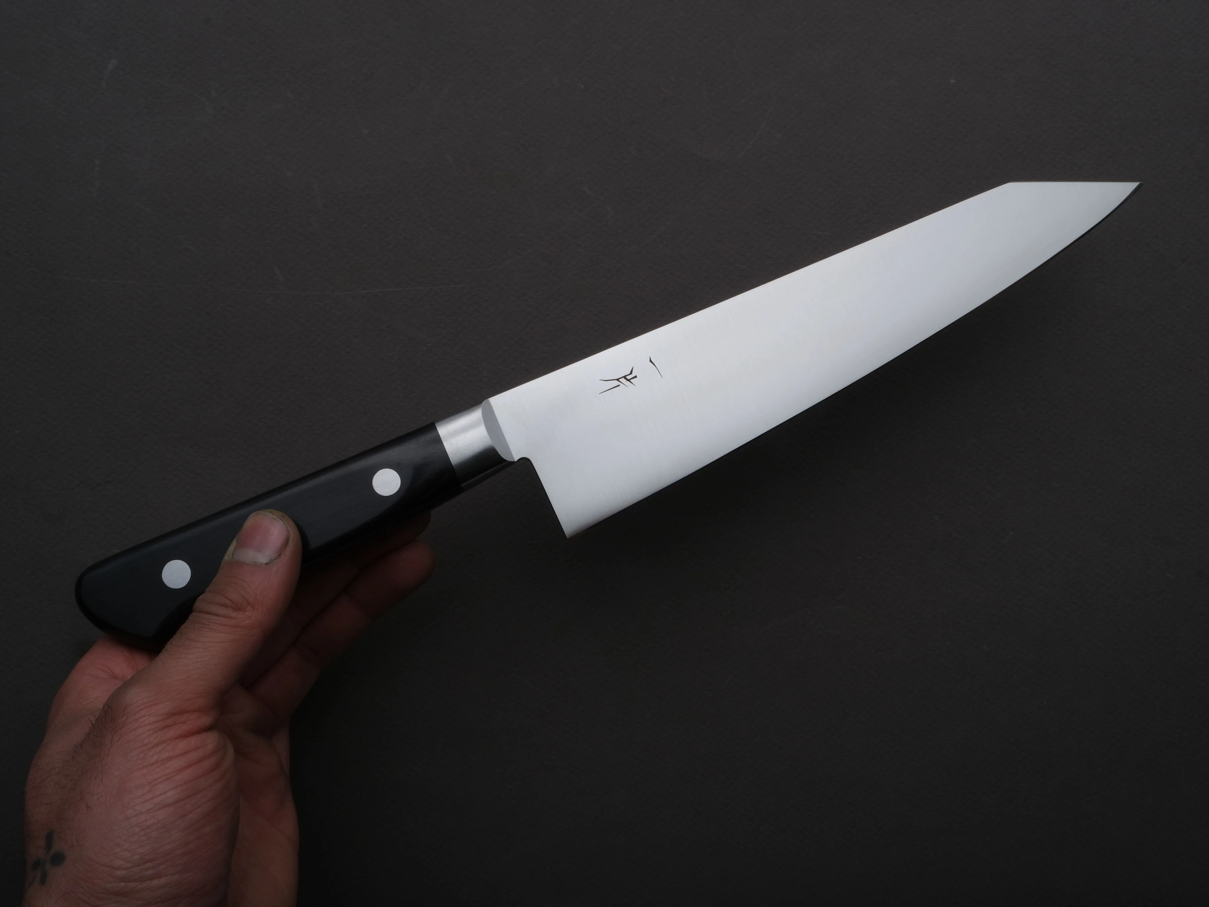 Hitohira - FJ - VG10 - Kiritsuke Gyuto - 210mm - Western Handle - Image 3