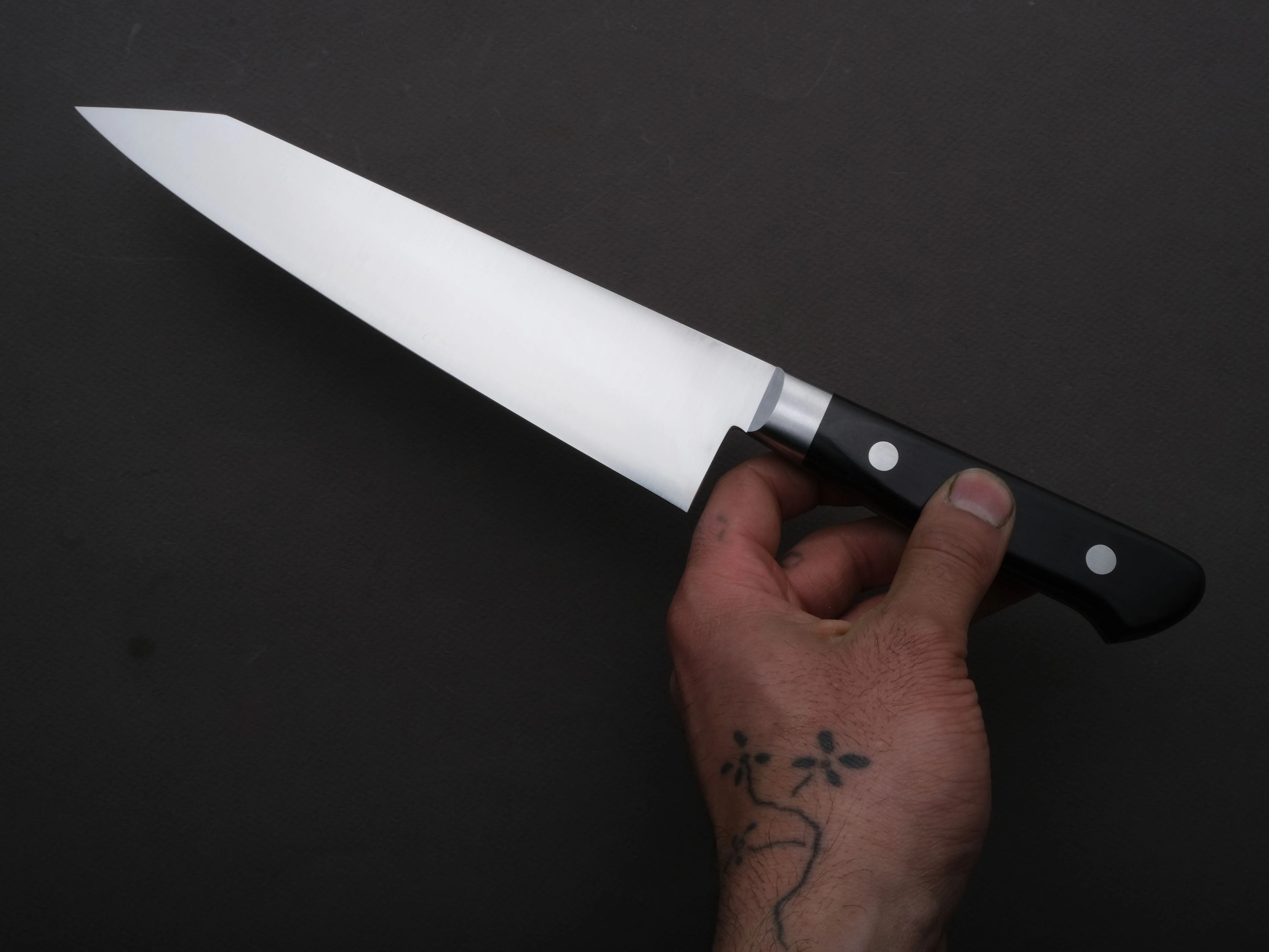 Hitohira - FJ - VG10 - Kiritsuke Gyuto - 210mm - Western Handle - Image 4