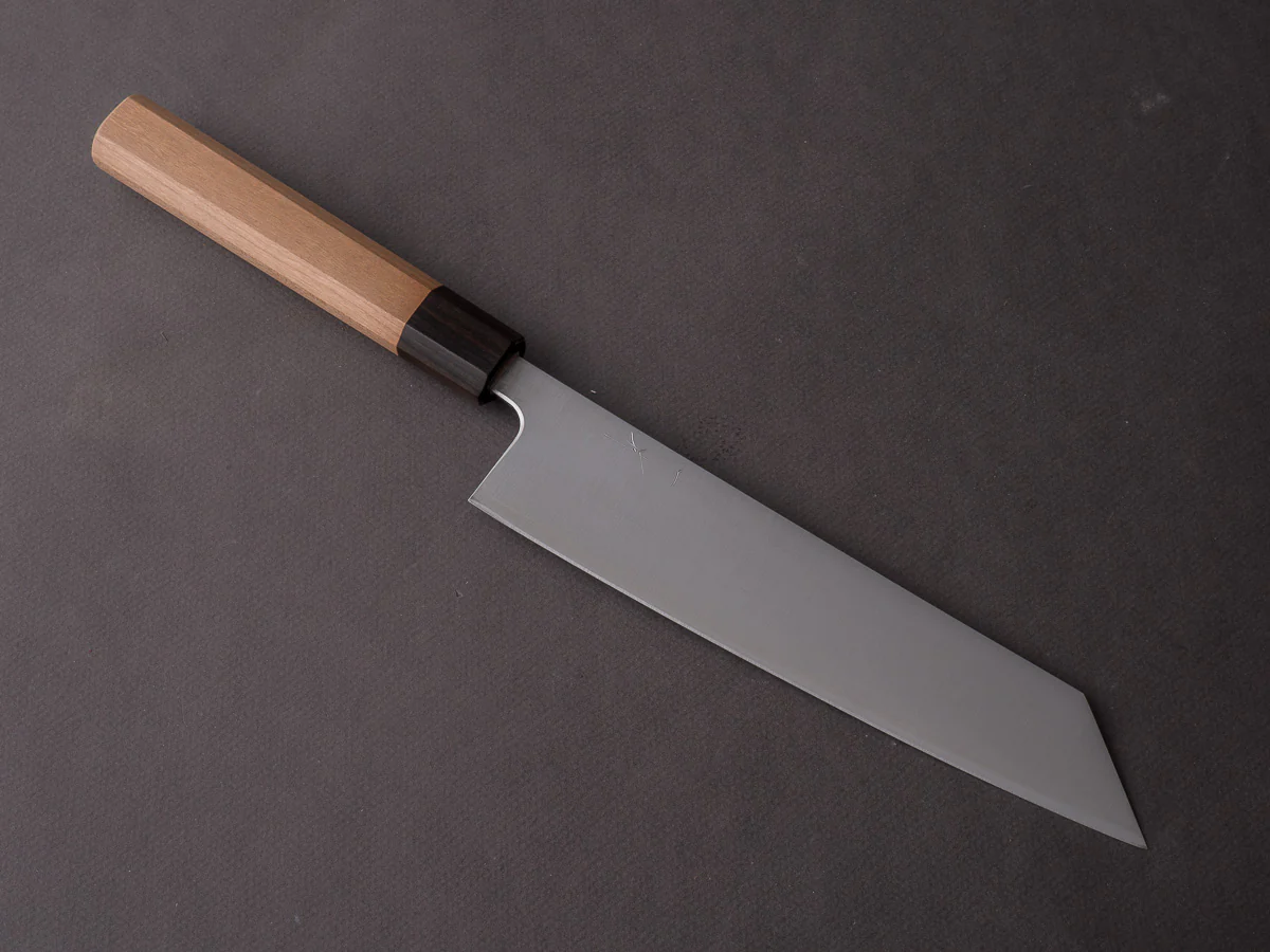 Hitohira - Futana - Ginsan - Migaki - Kiritsuke Gyuto - 210mm - Cherry Handle