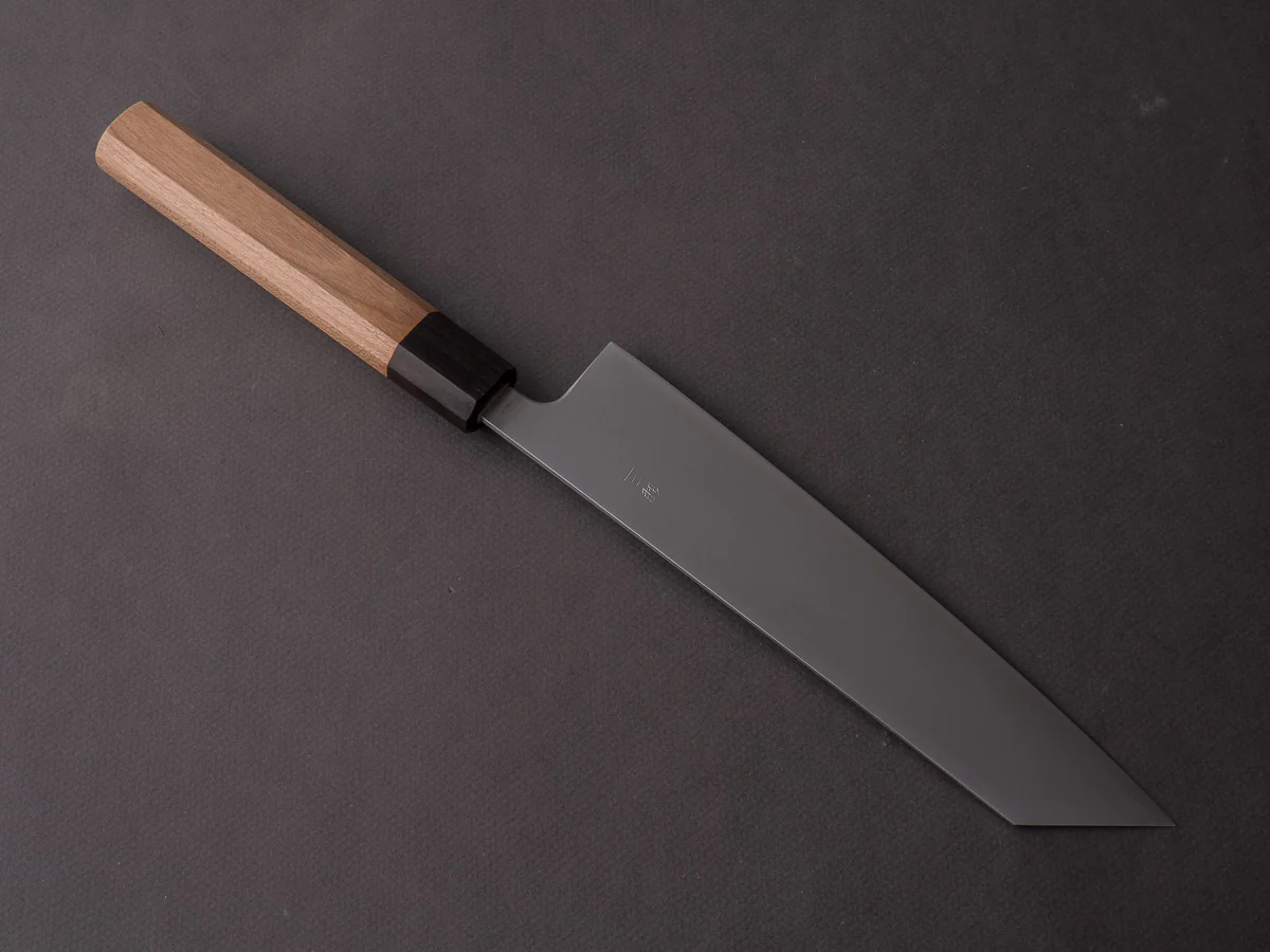 Hitohira - Futana - Ginsan - Migaki - Kiritsuke Gyuto - 210mm - Cherry Handle - Image 2