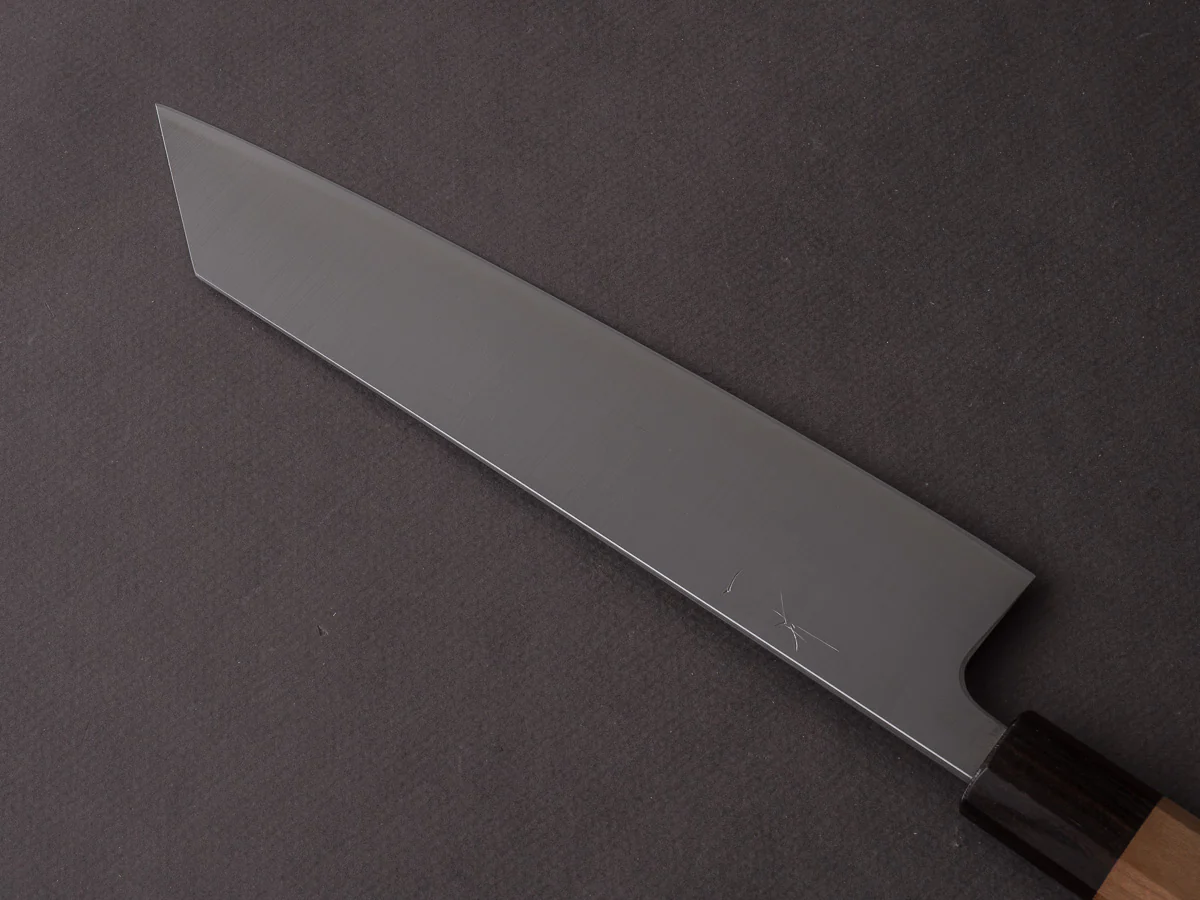Hitohira - Futana - Ginsan - Migaki - Kiritsuke Gyuto - 210mm - Cherry Handle - Image 4