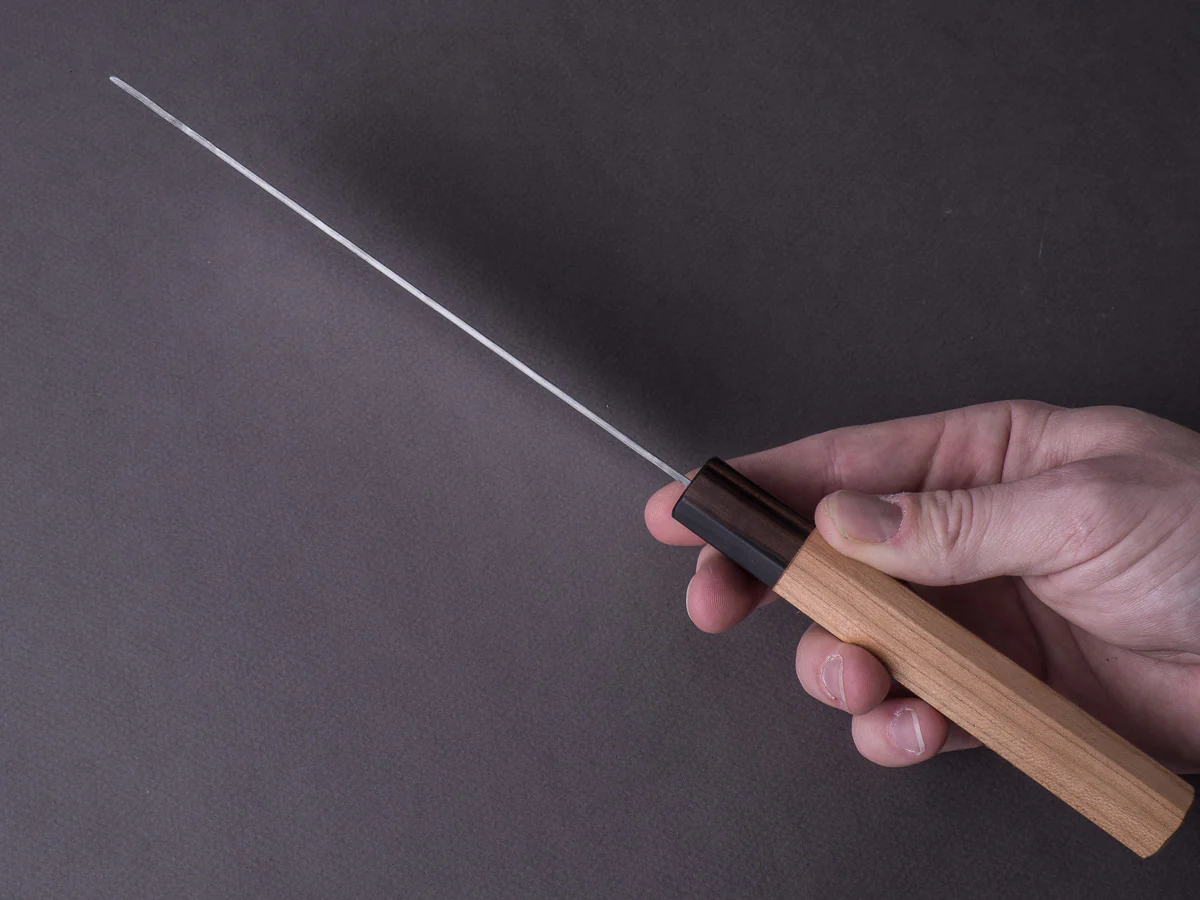 Hitohira - Futana - Ginsan - Nashiji - Nakiri - 165mm - Cherry Handle - Image 8