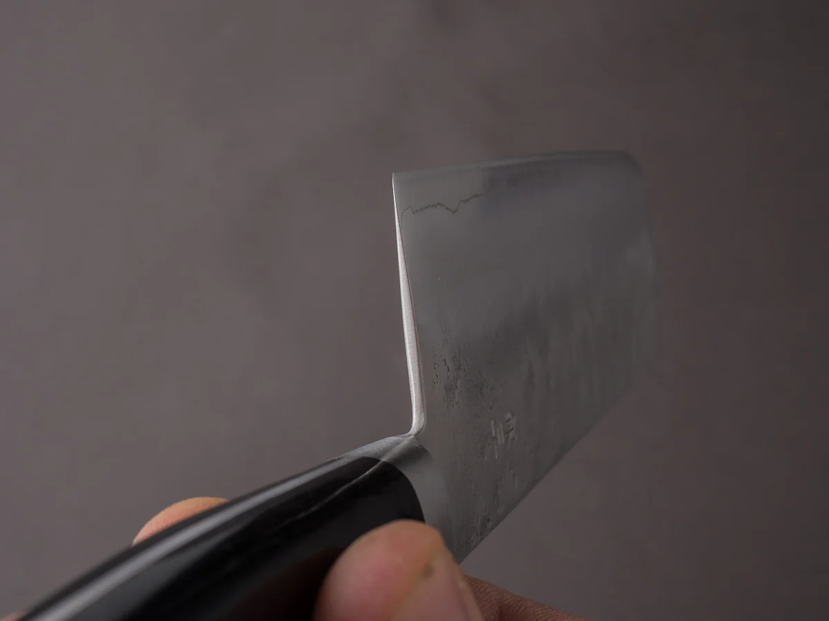 Hitohira - Futana - Ginsan - Nashiji - Nakiri - 165mm - Western Handle - Image 3