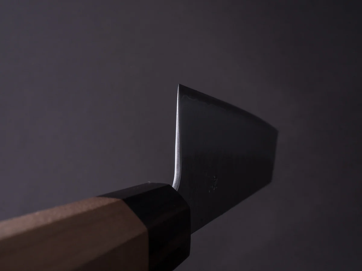 Hitohira - Futana - Ginsan - Nashiji - Kiritsuke Gyuto - 210mm - Cherry Handle - Image 10