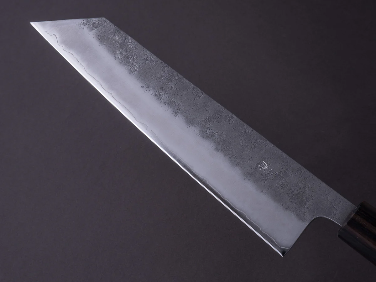 Hitohira - Futana - Ginsan - Nashiji - Kiritsuke Gyuto - 210mm - Cherry Handle - Image 4
