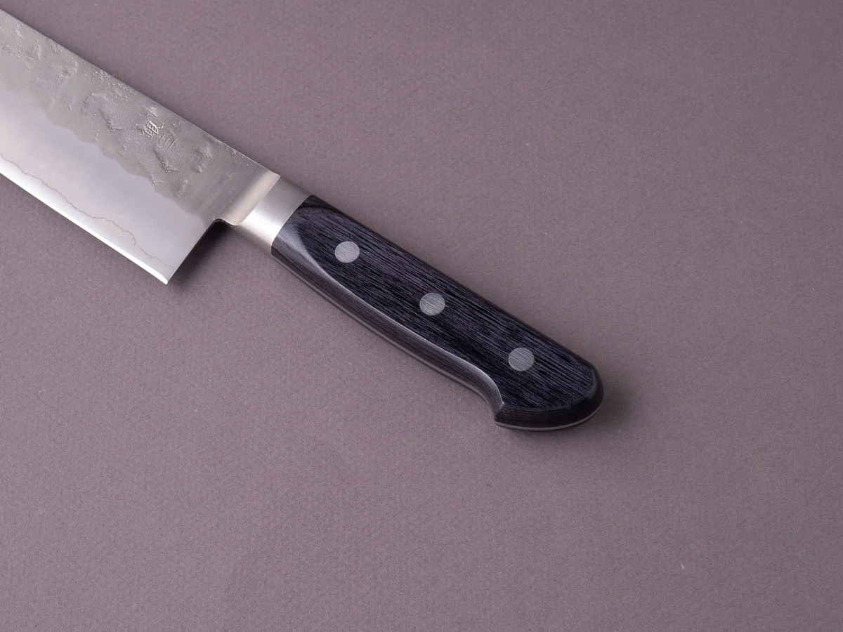 Hitohira - Futana - Ginsan - Nashiji - Kiritsuke Gyuto - 210mm - Western Handle - Image 5