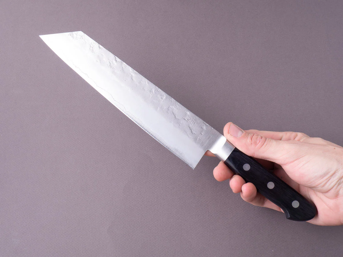 Hitohira - Futana - Ginsan - Nashiji - Kiritsuke Gyuto - 210mm - Western Handle - Image 6
