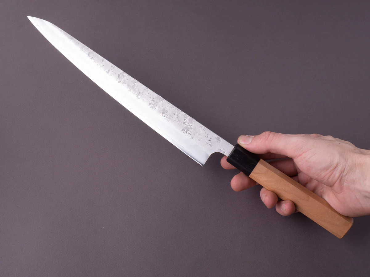 Hitohira - Futana - Ginsan - Nashiji - Sujihiki - 270mm - Cherry Handle - Image 3