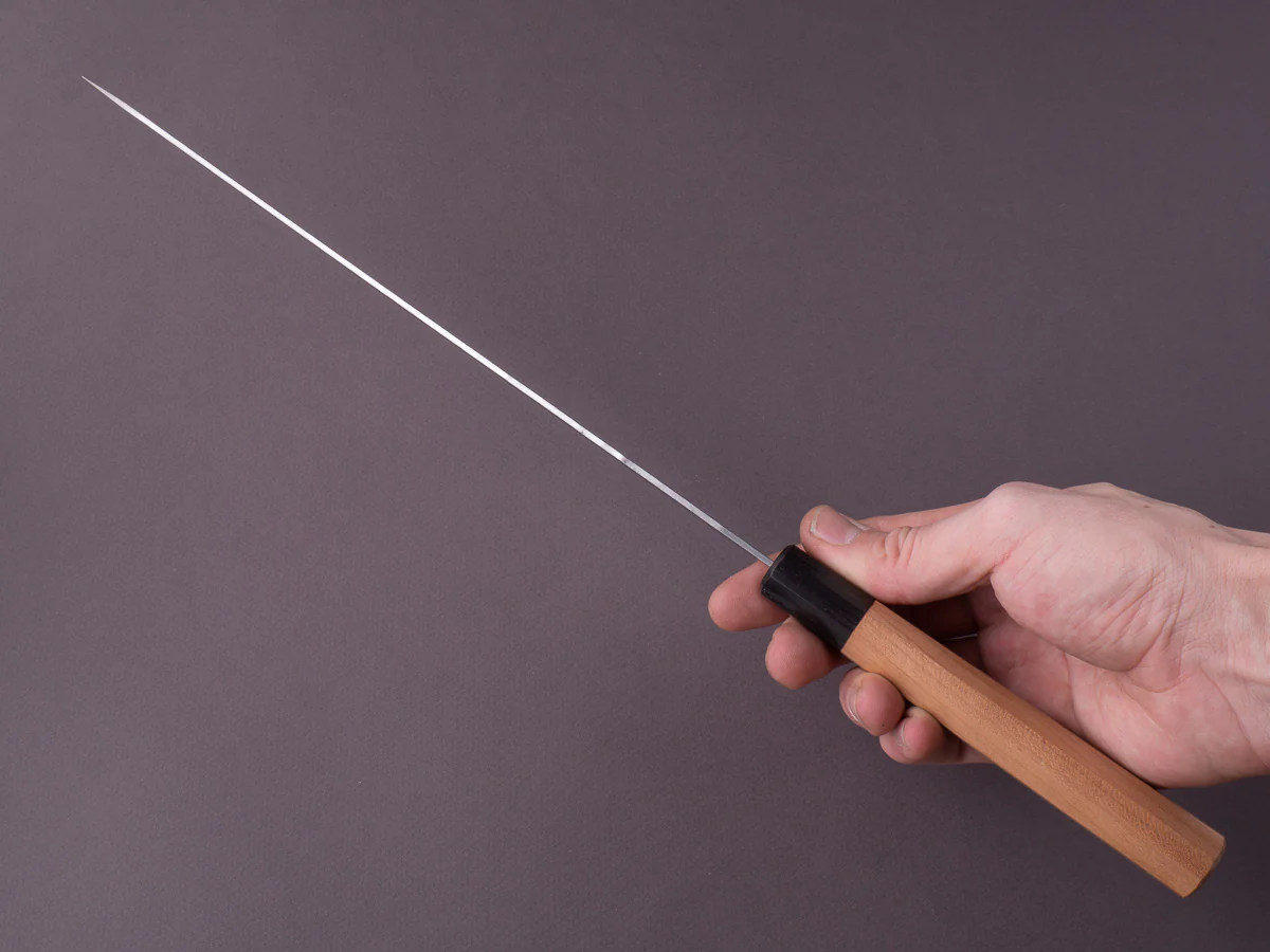 Hitohira - Futana - Ginsan - Nashiji - Sujihiki - 270mm - Cherry Handle - Image 5